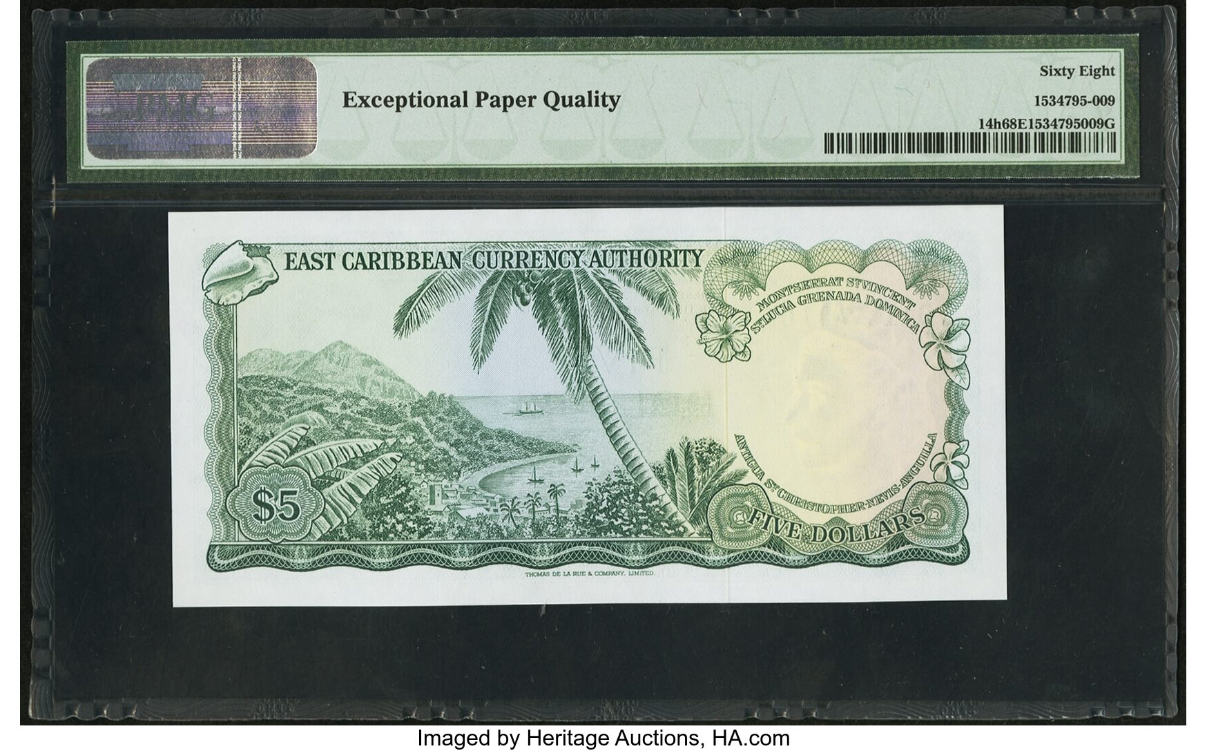 image for: East Caribbean States  5 dollars (B102c10)
