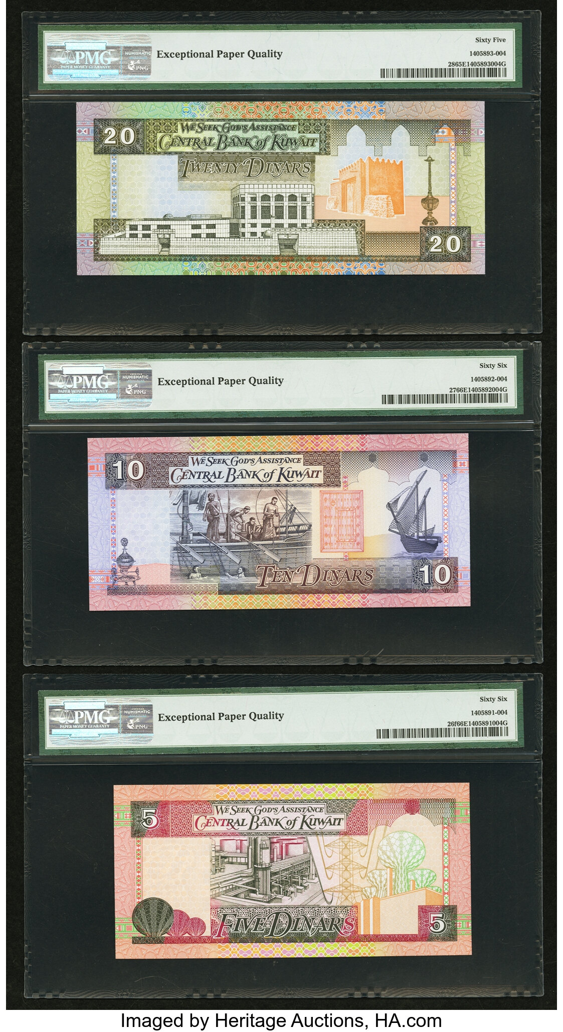 image for: Kuwait  1/2 dinar (B224d)