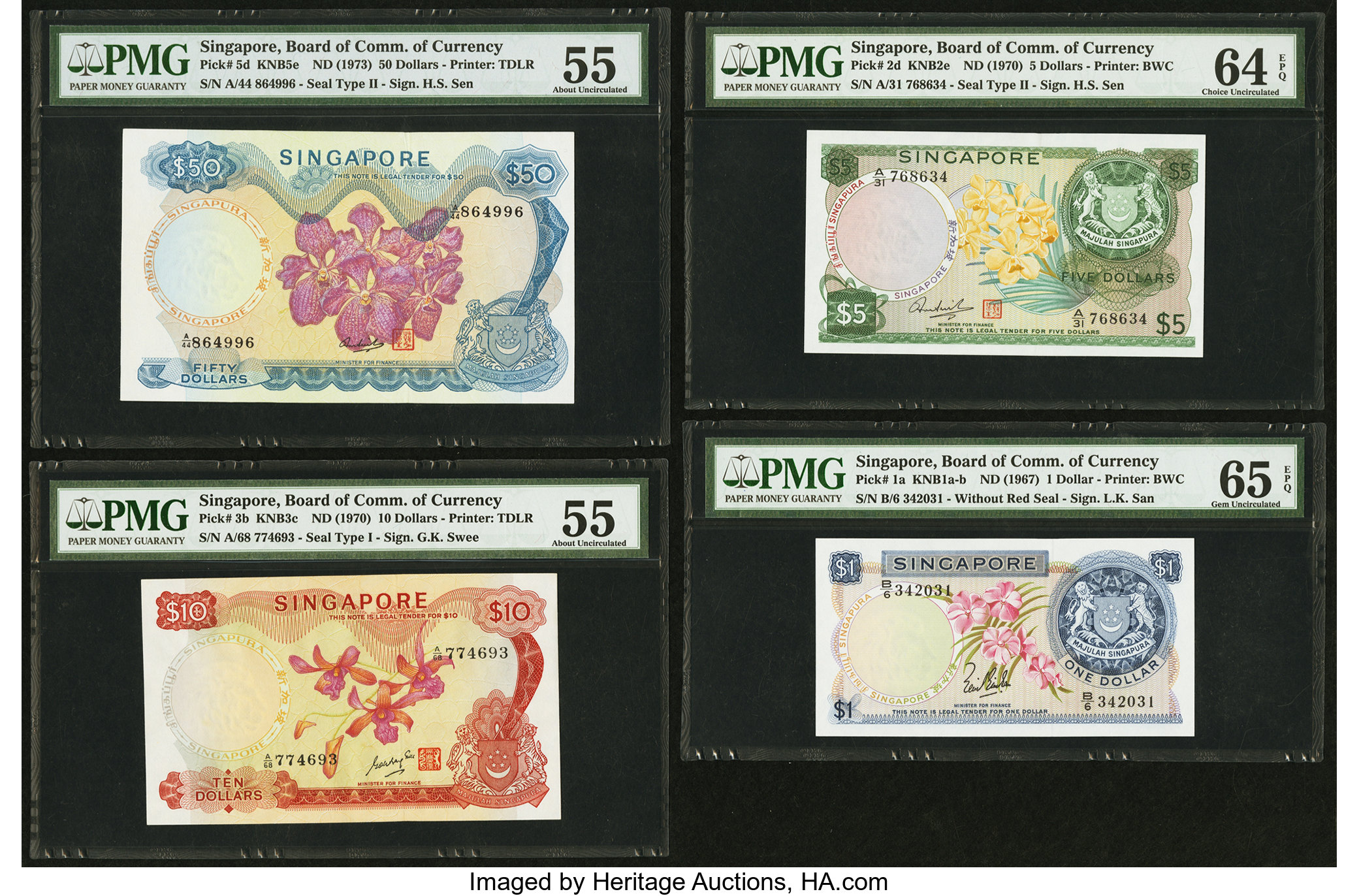 image for: Singapore  1 dollar (B101t)