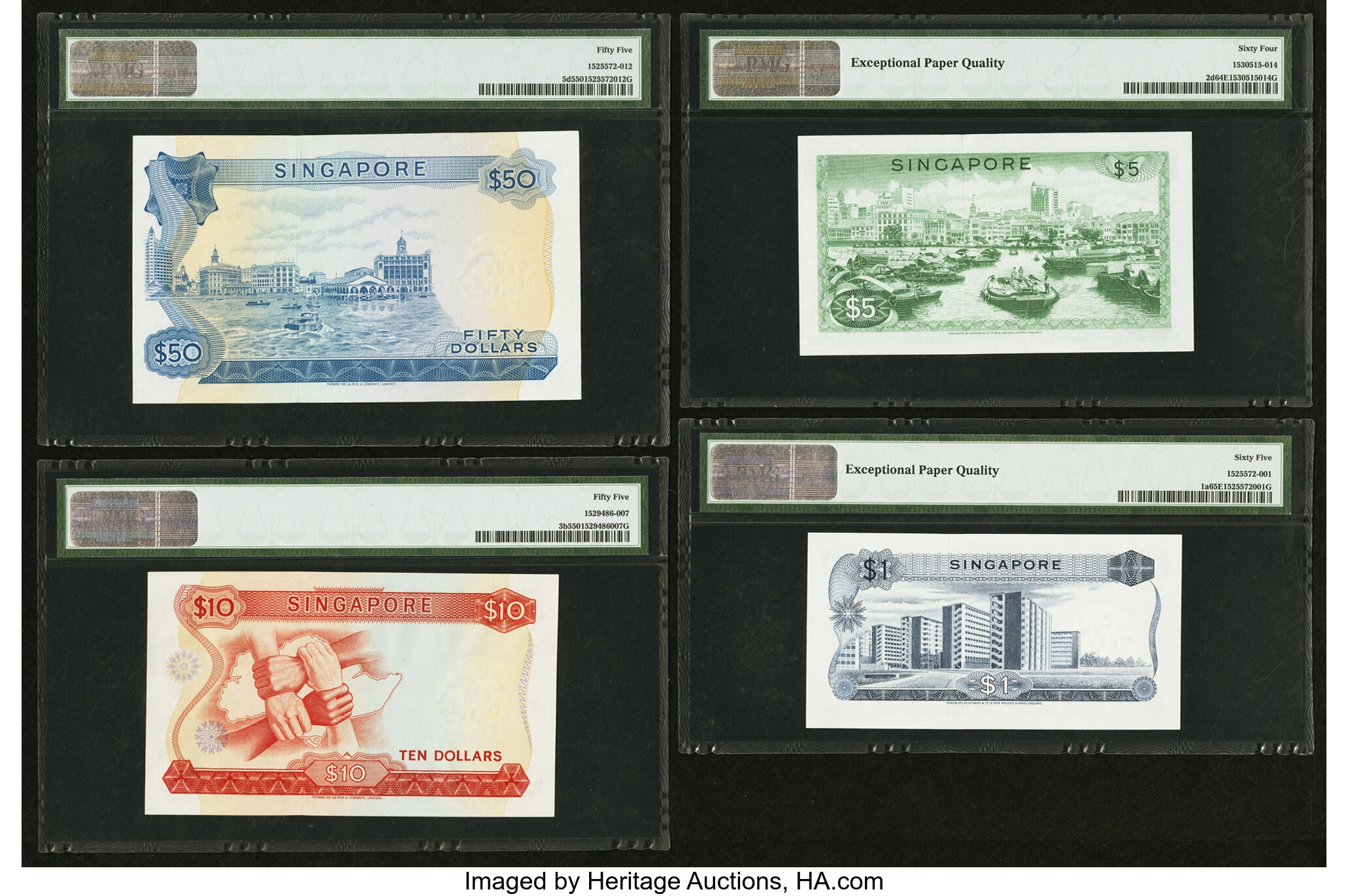 image for: Singapore  50 dollars (B105ds)