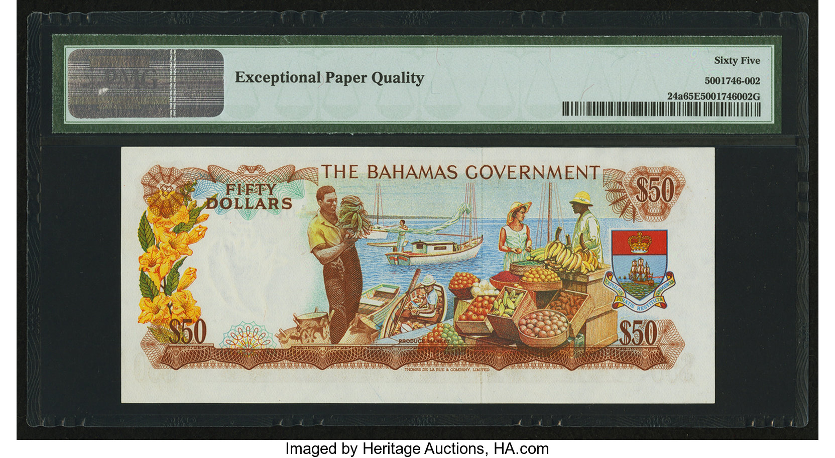 image for: Bahamas  50 dollars (B123a)