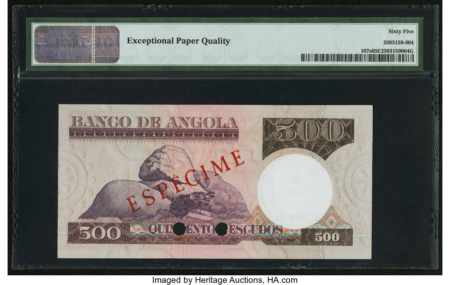 image for: Angola  500 escudos(B431at)