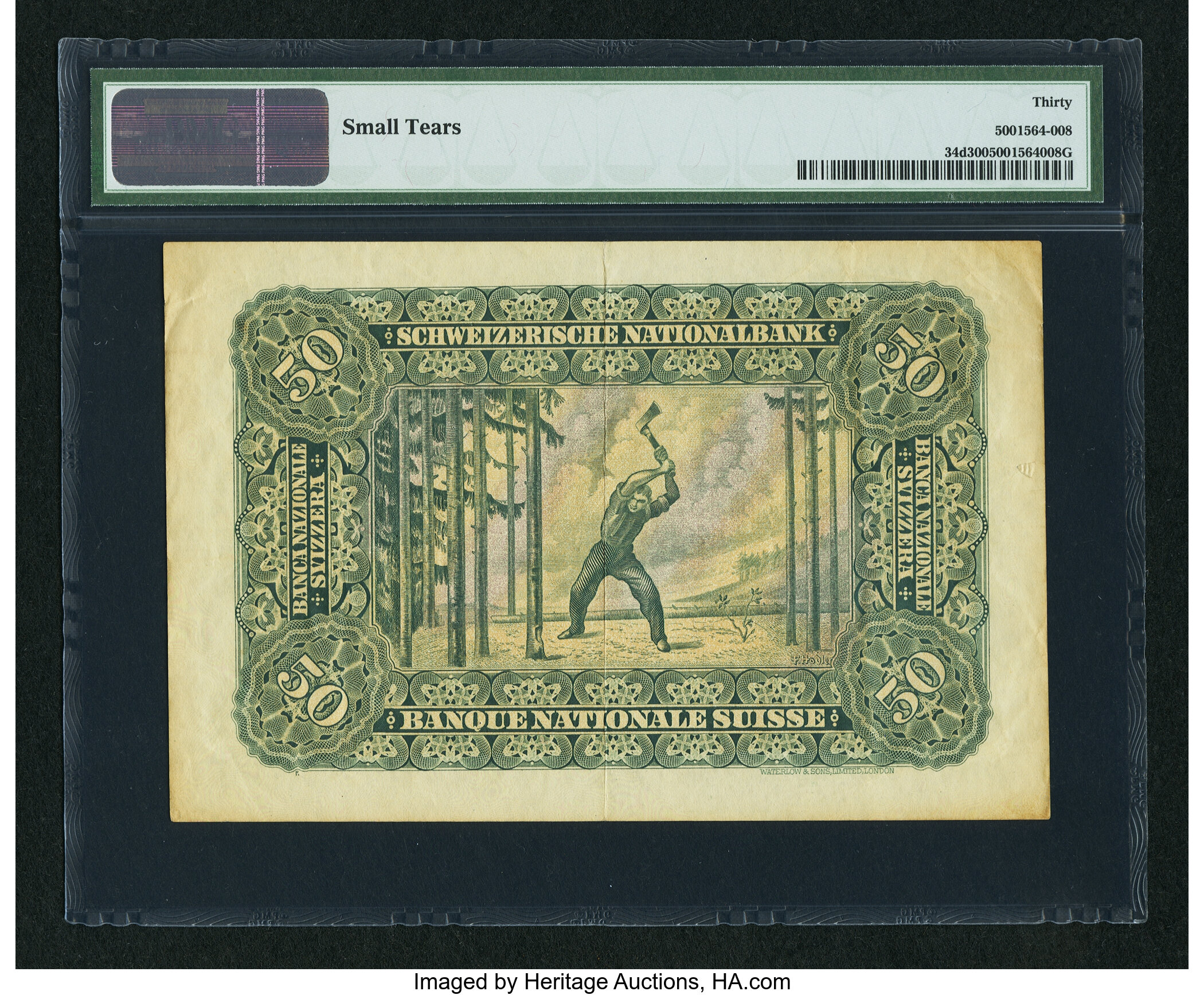 image for: Switzerland  50 francs(B312p)