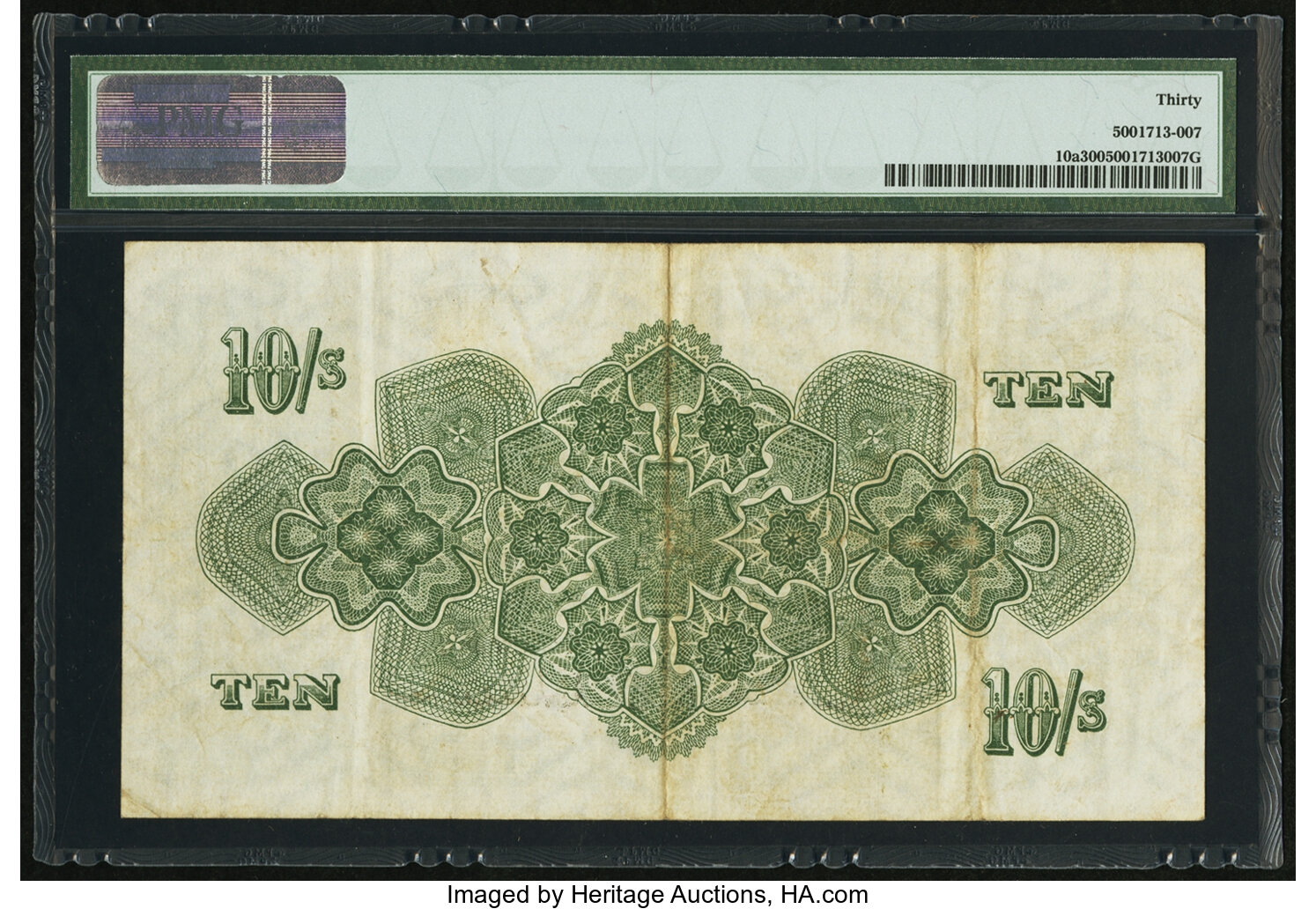 image for: Tonga  10 shillings(B110h)