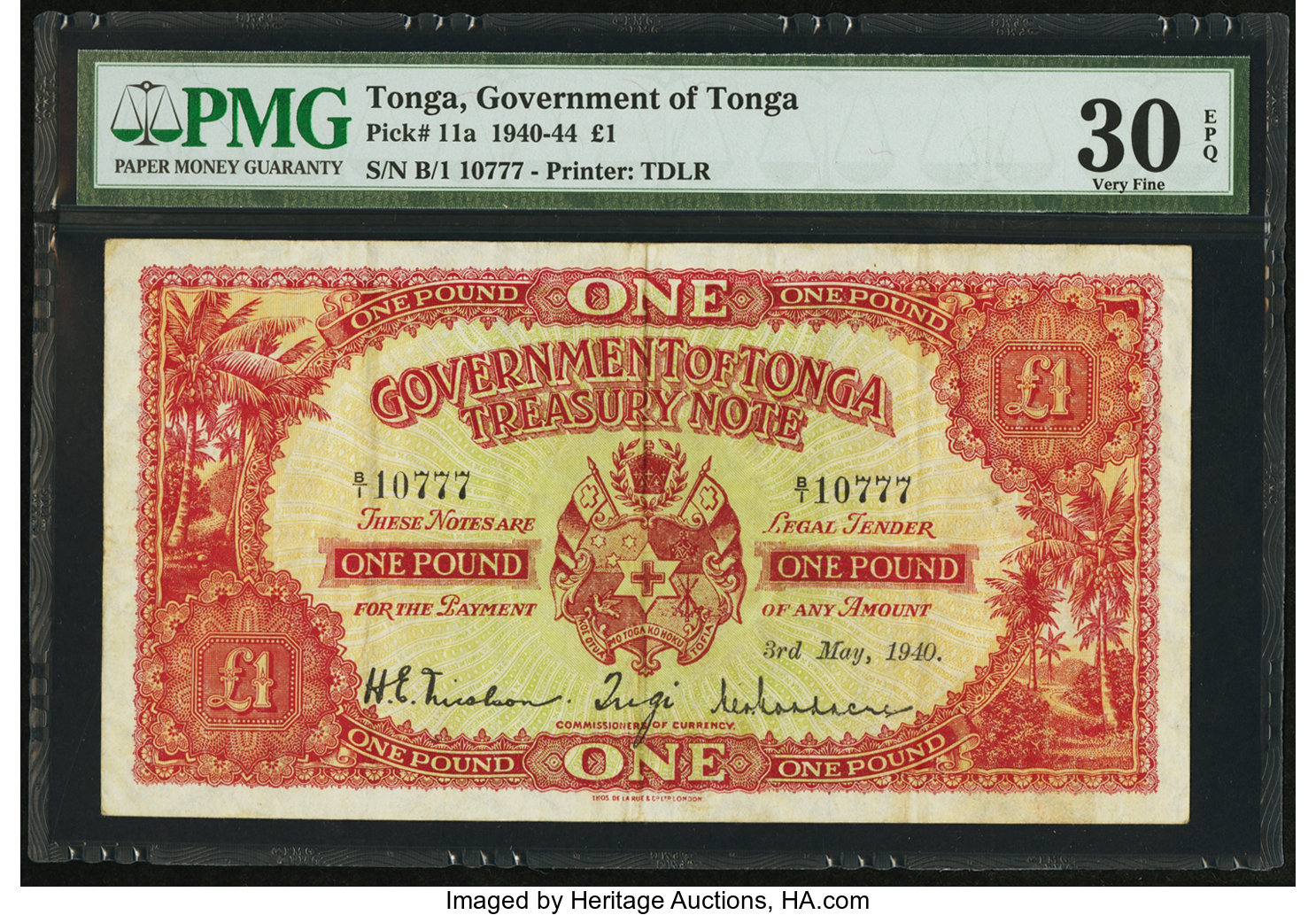 image for: Tonga  1 pound(B111o)
