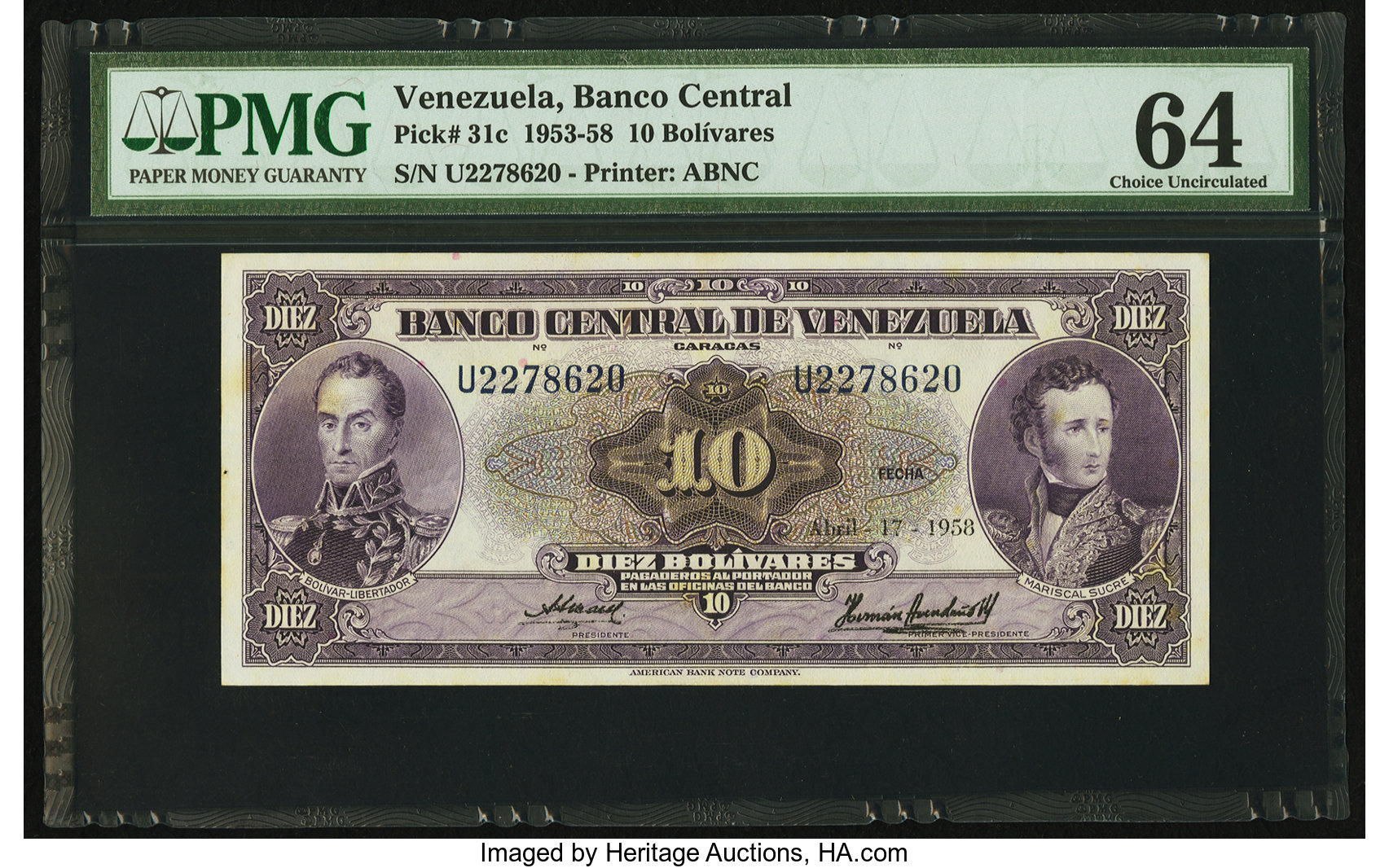 image for: Venezuela  10 bol?vares(B301k)