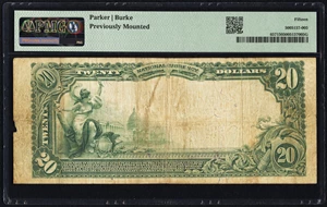 image for: Beckley, WV - $20 1902 Plain Back Fr. 657 The Beckley National Bank Ch. # 10589 PMG Choice Fine 15....
