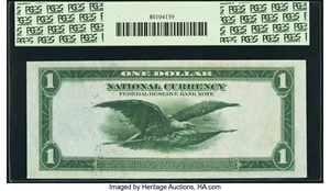image for: Fr. 717 $1 1918 Federal Reserve Bank Note PCGS Very Choice New 64PPQ....