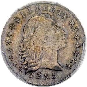 image for: 1795 H10C V-6, LM-9, R.4, AU58 PCGS....