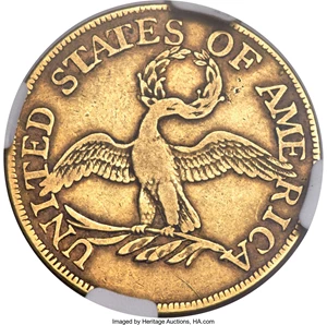 image for: 1795 $5 Small Eagle, BD-3, High R.3, VF30 NGC....