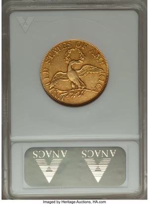 image for: 1795 $5 Small Eagle, BD-4, R.5, VF30 ANACS....