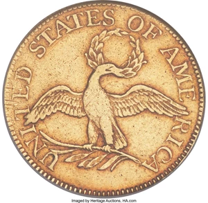 image for: 1795 $5 Small Eagle, BD-4, R.5, VF30 ANACS....