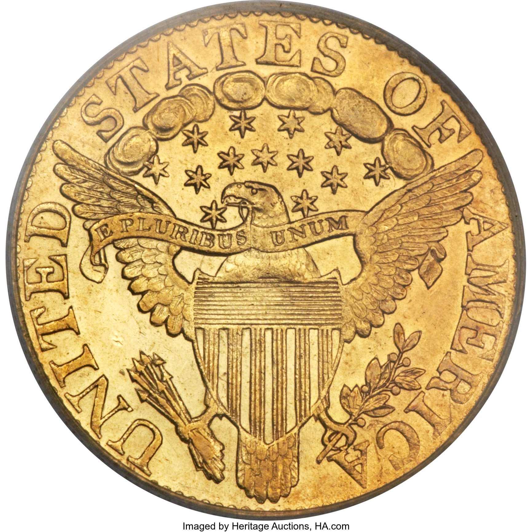 image for: 1800 $5 BD-4, R.4, AU53 PCGS....