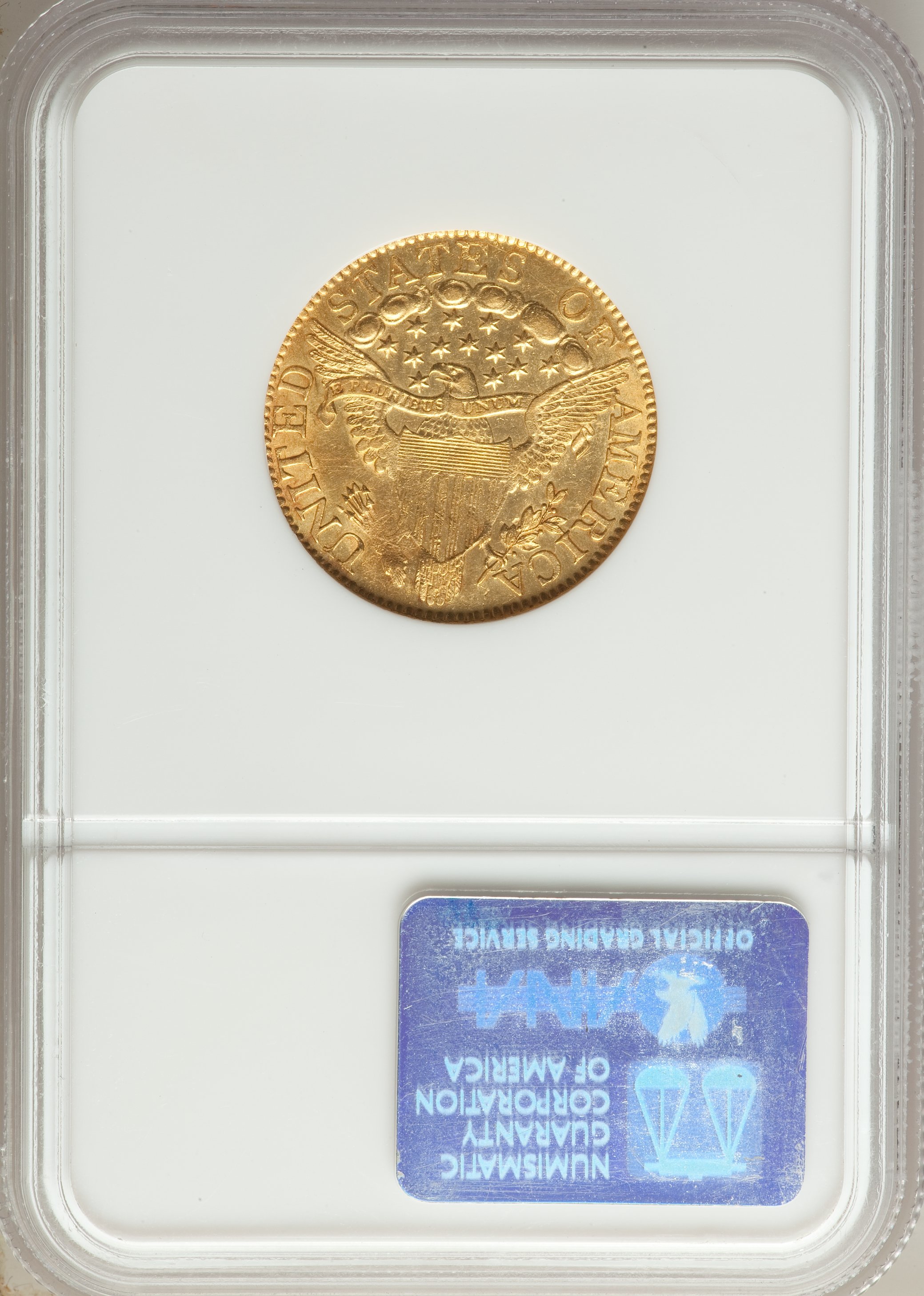 image for: 1803/2 $5 BD-1, R.4, AU58 NGC....