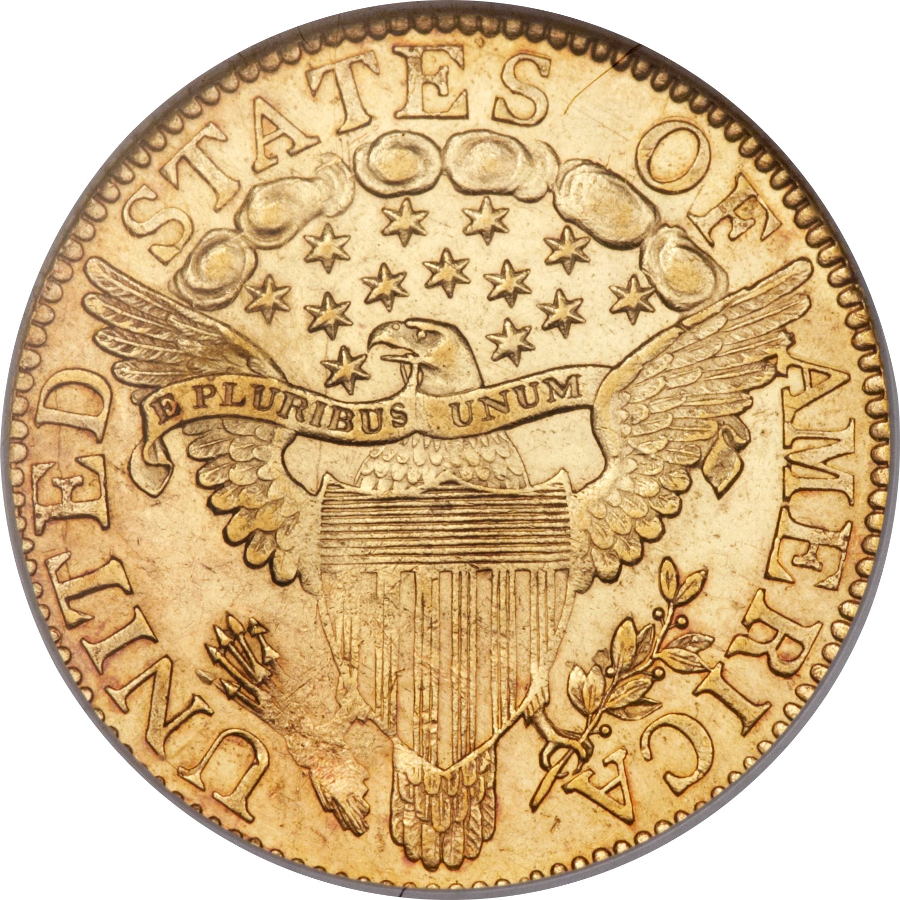 image for: 1803/2 $5 BD-1, R.4, AU58 NGC....