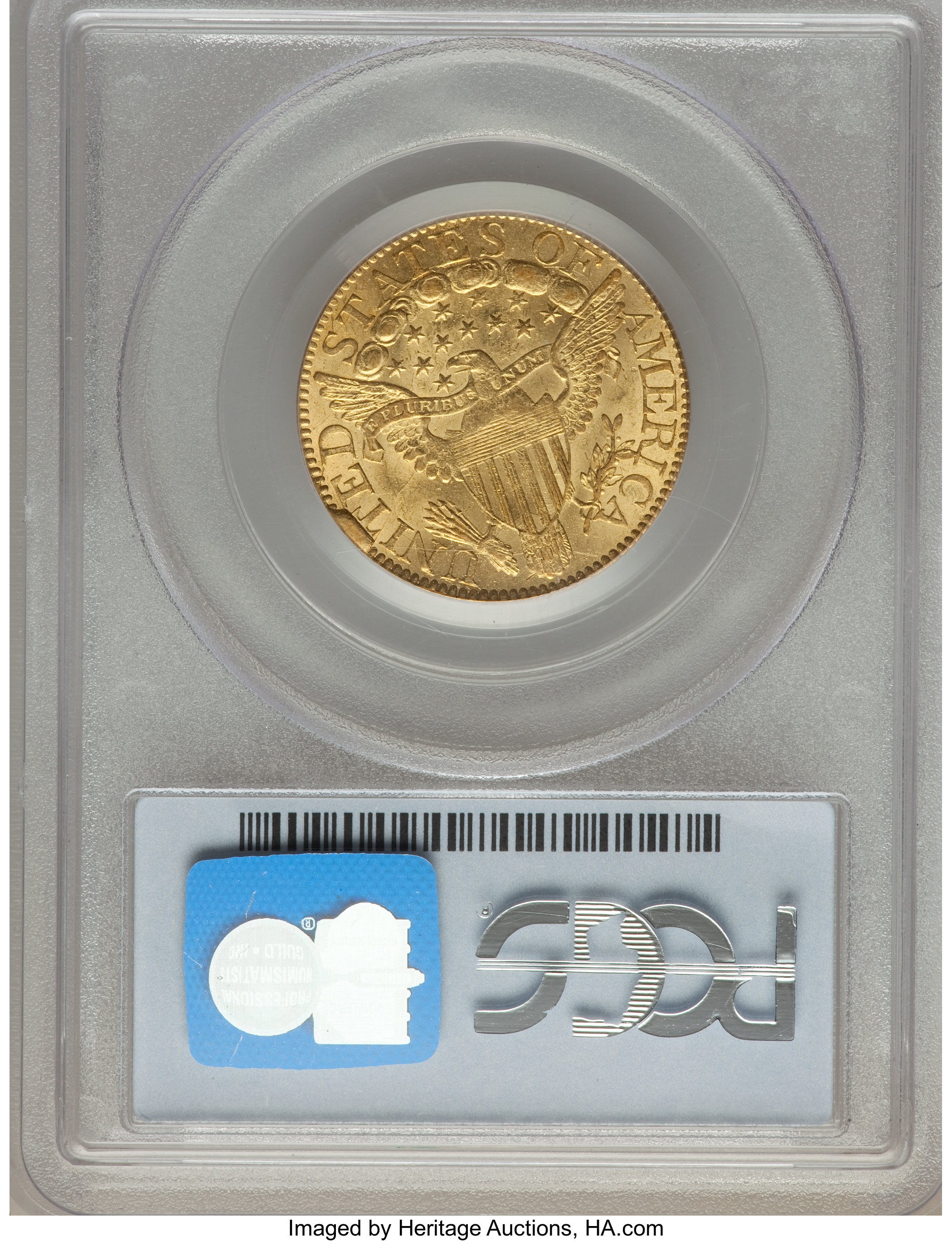 image for: 1807 $5 Bust Right, BD-1, High R.4, MS62 PCGS....