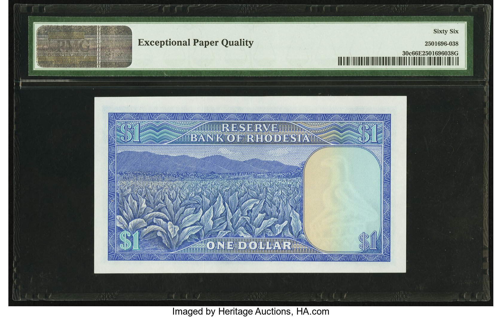 image for: Rhodesia  1 dollar(B107f)