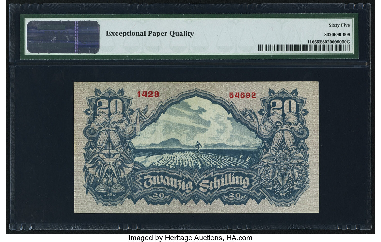 image for: Austria  20 schilling (B220a)