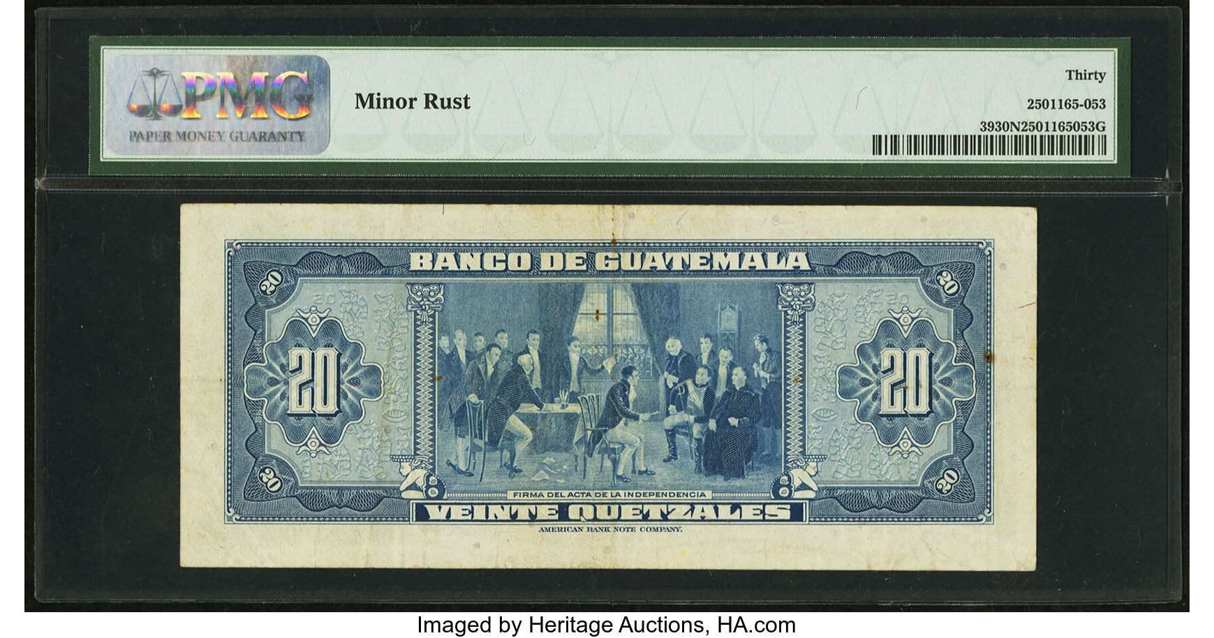 image for: Guatemala  20 quetzales (B521c)