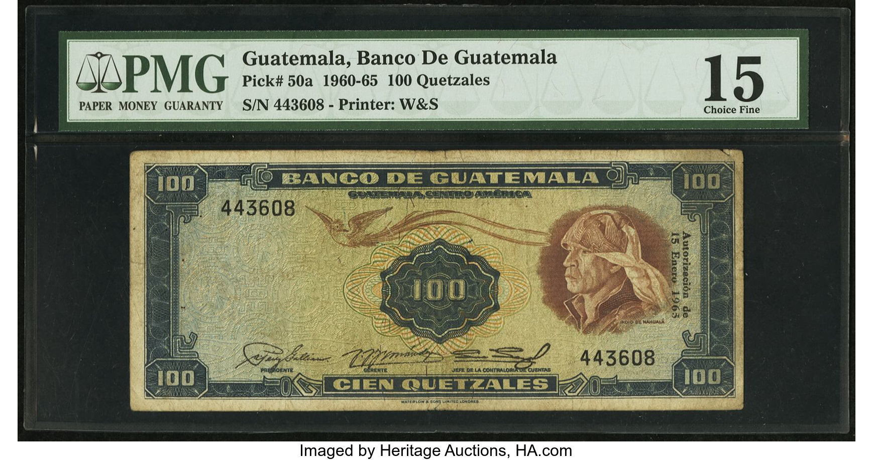 image for: Guatemala  100 quetzales (B530c)