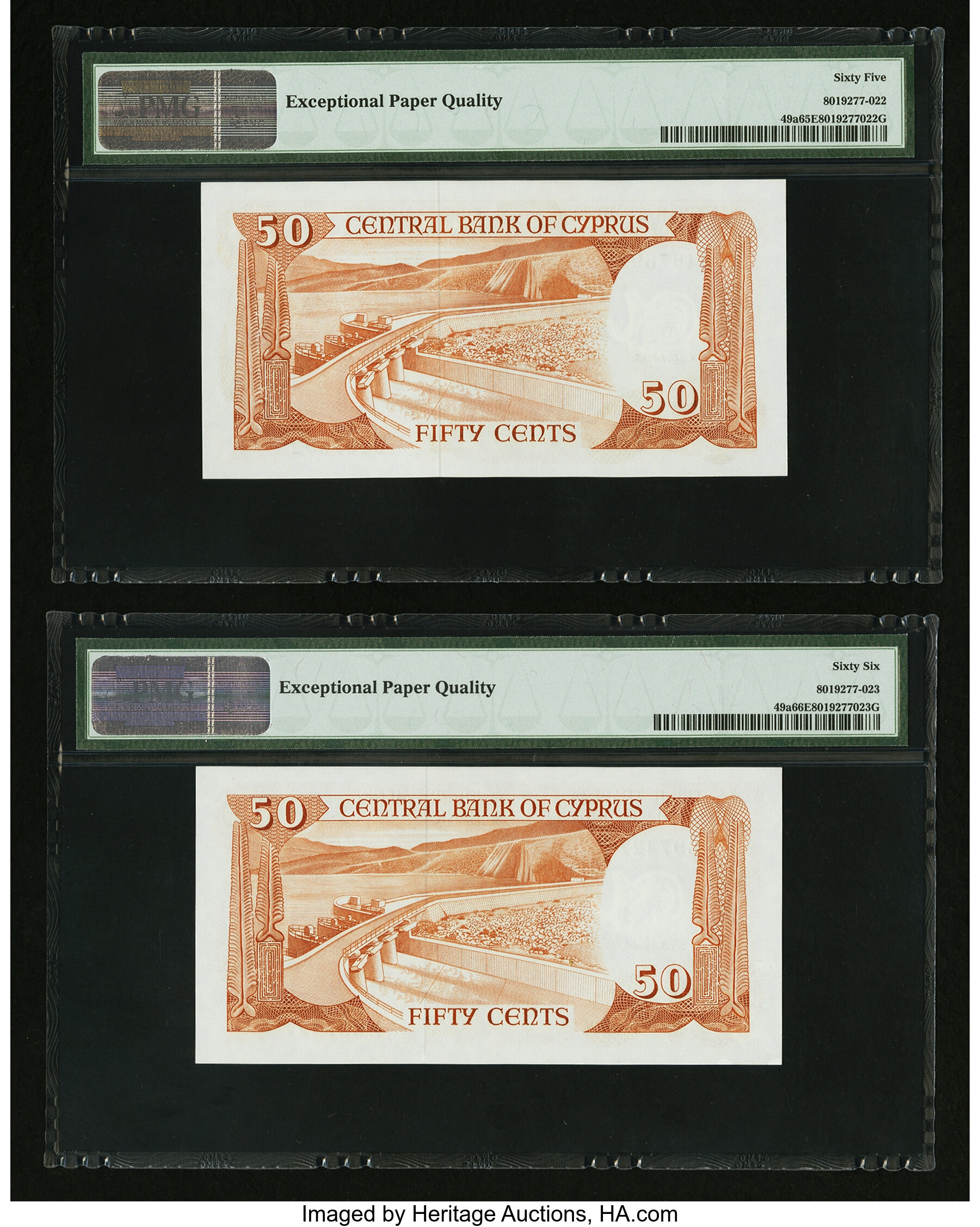 image for: Cyprus  50 cents (B309a)