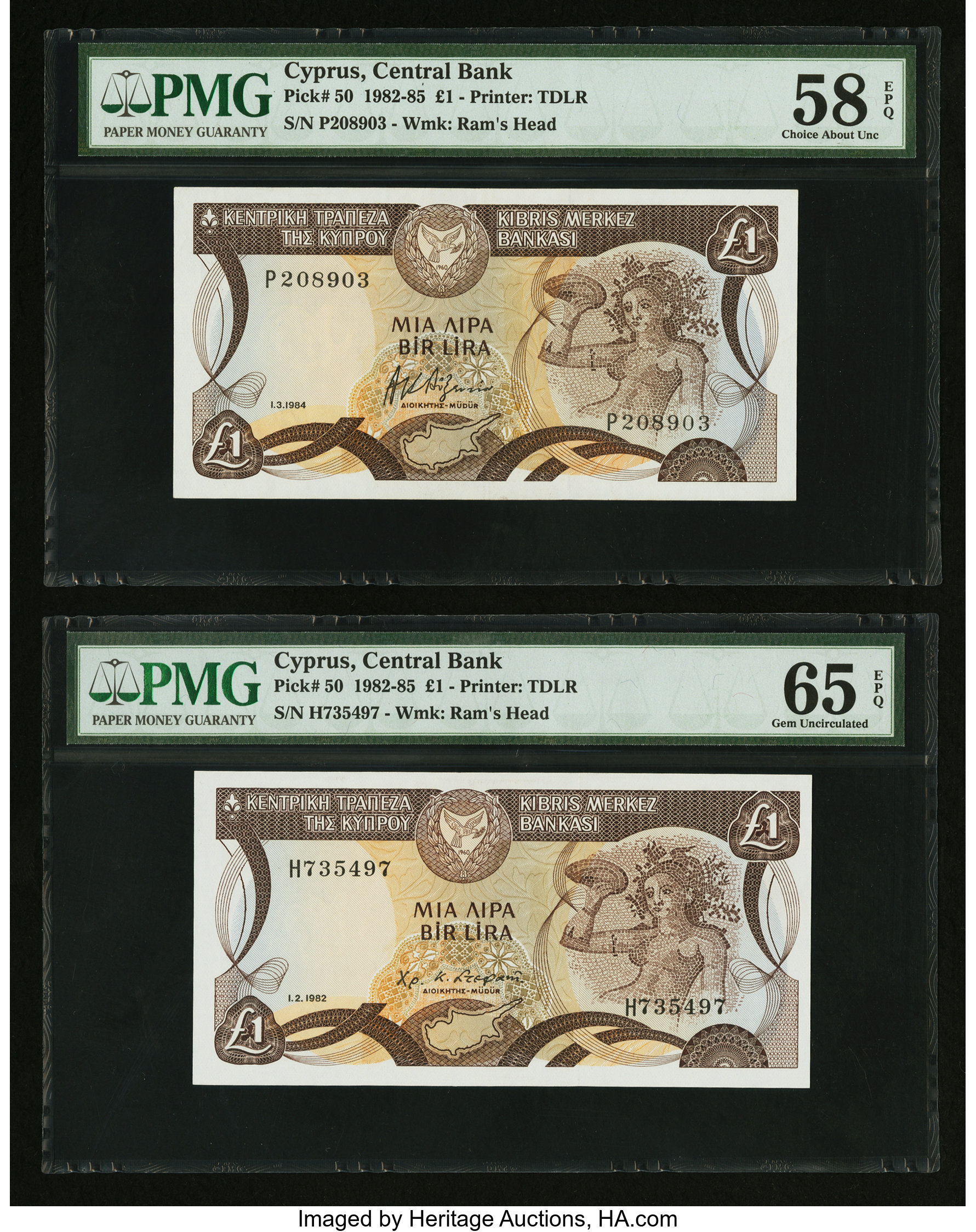 image for: Cyprus  1 pound (B310a)
