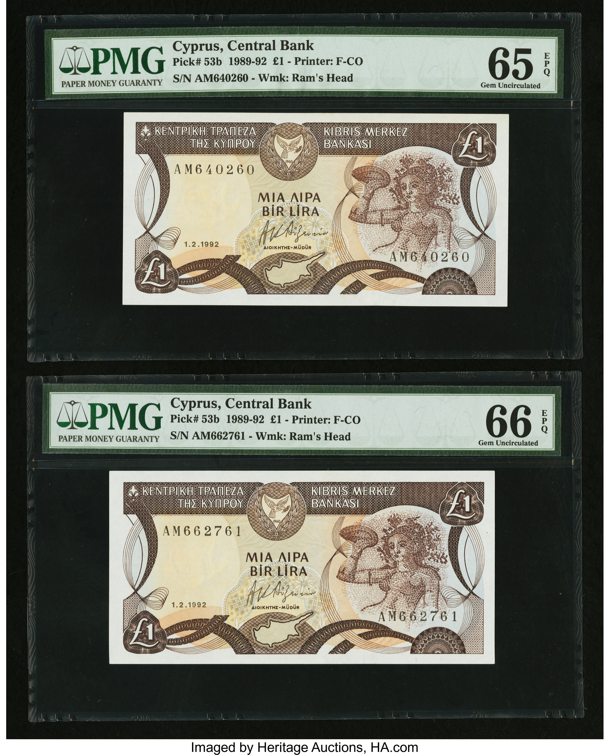 image for: Cyprus  1 pound (B313c)
