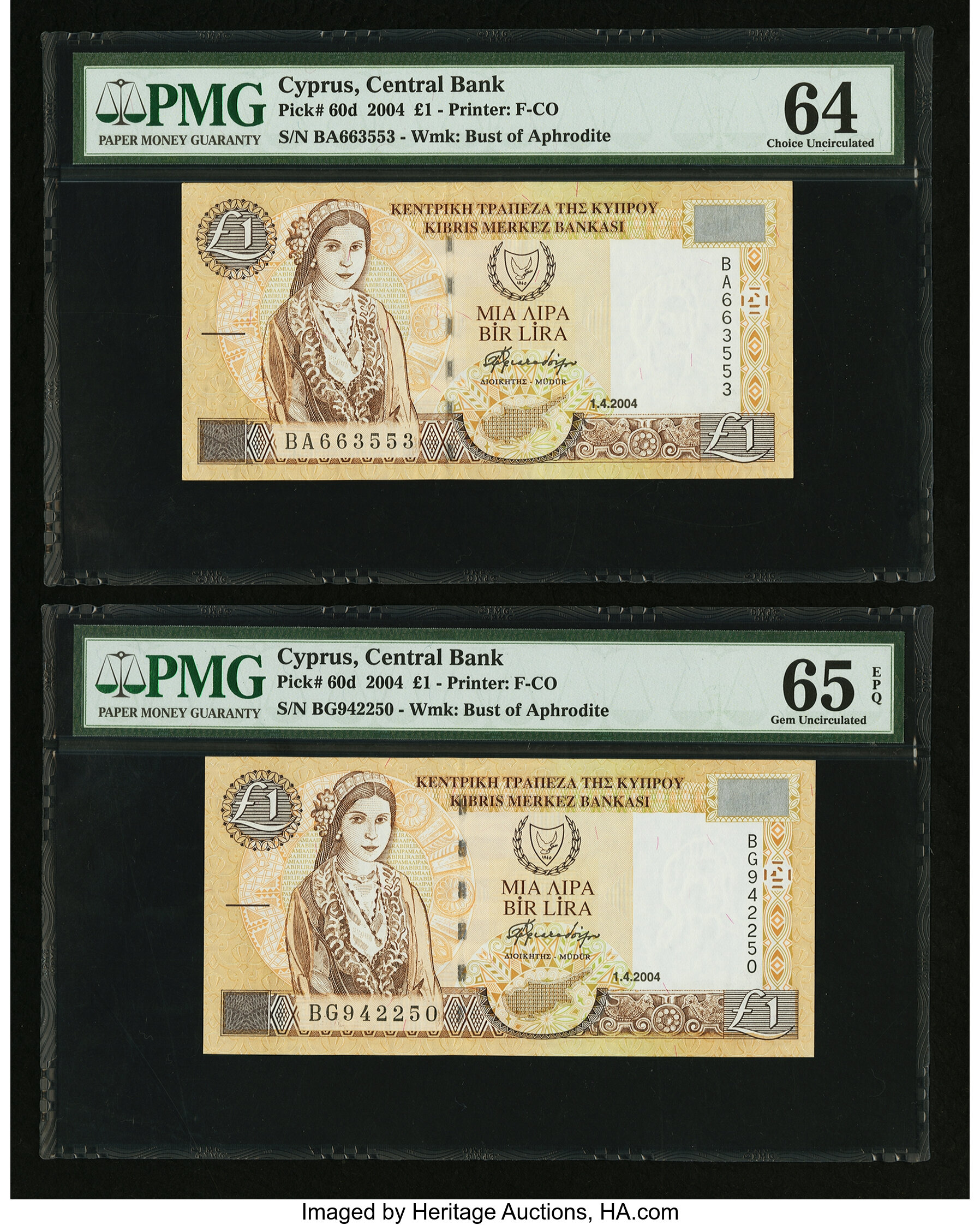 image for: Cyprus  1 pound (B318d)