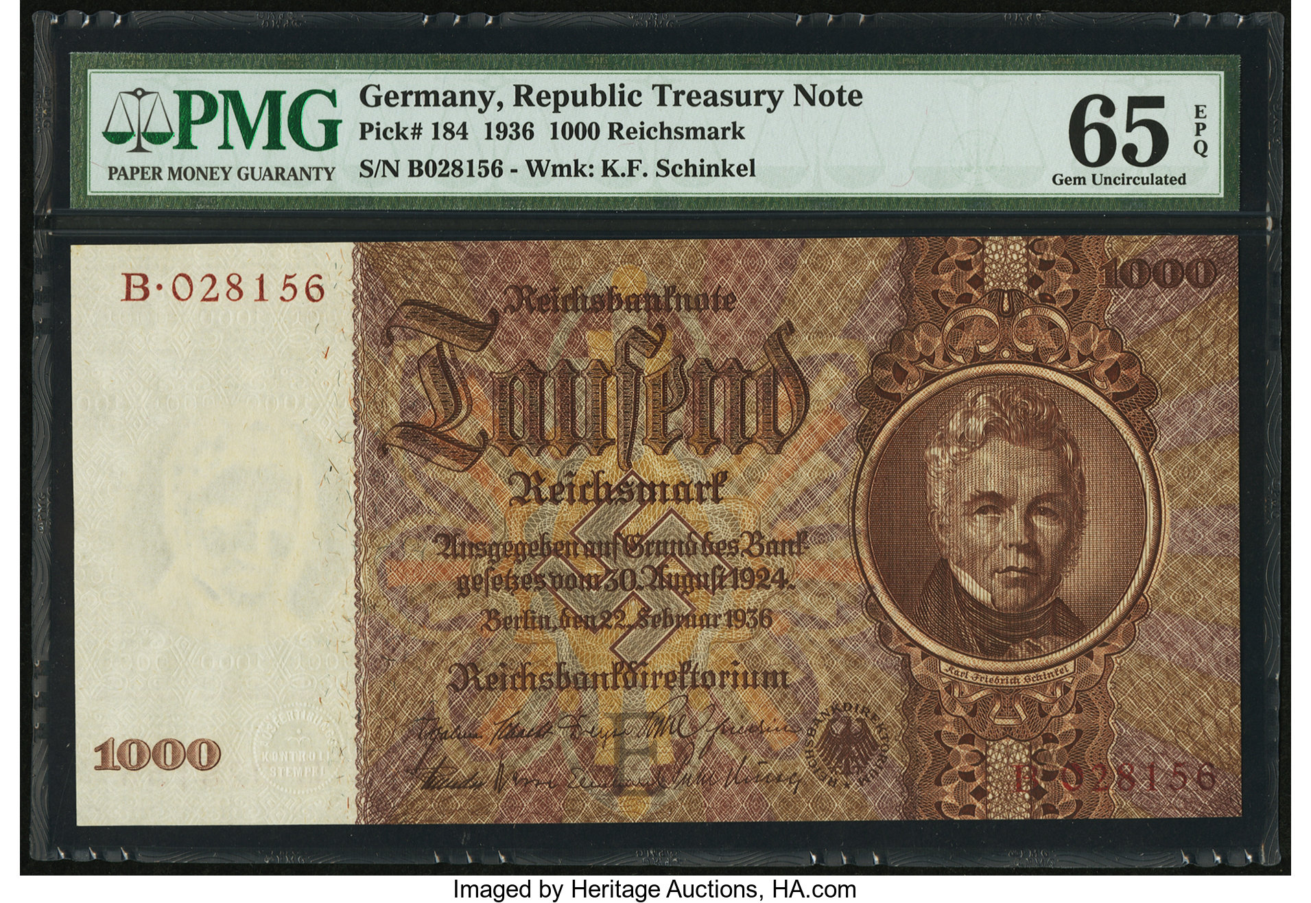 image for: Germany  1,000 reichsmark (B322b)
