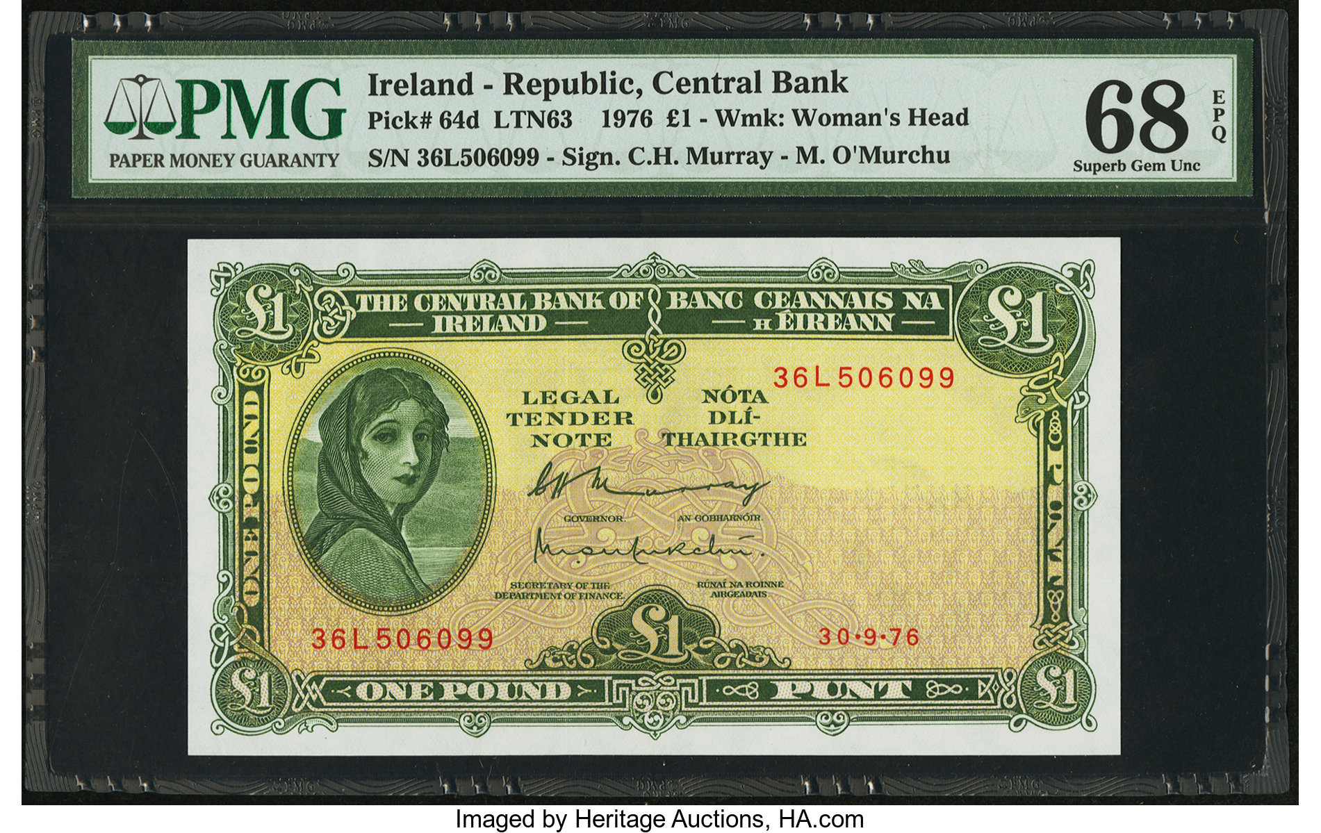 image for: Ireland, Republic of  1 pound (B209bs)