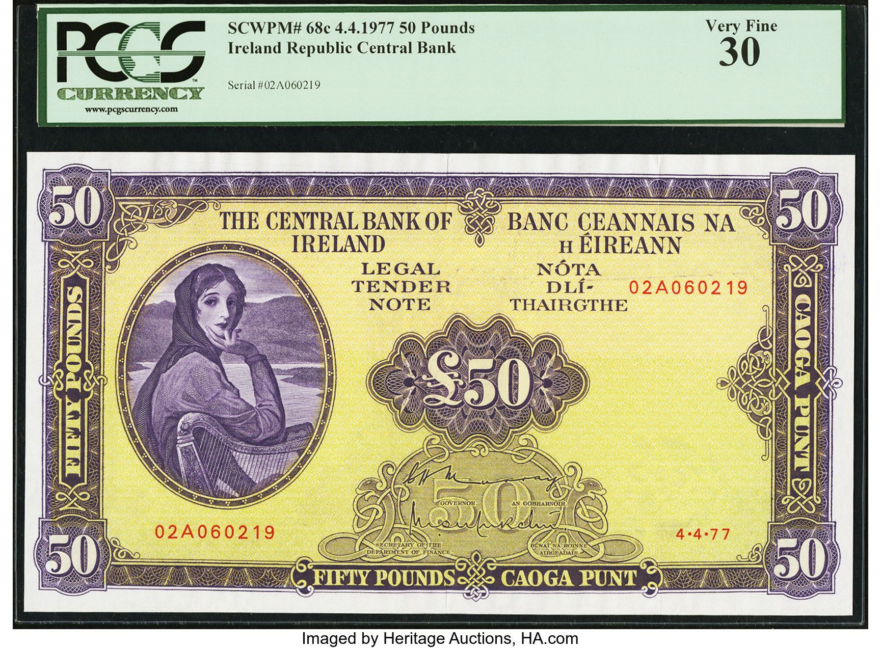 image for: Ireland, Republic of  50 pounds (B213bs2)