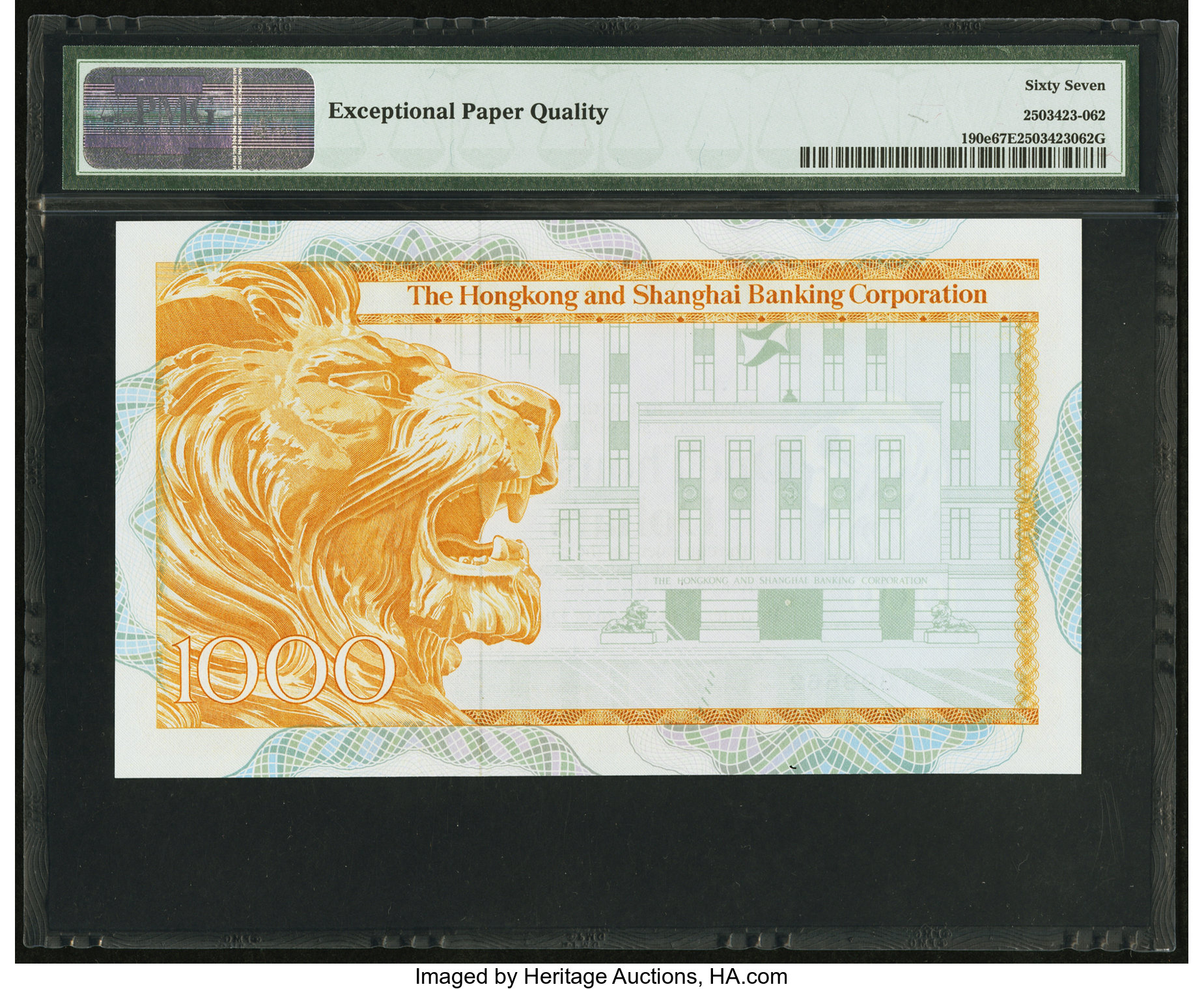 image for: Hong Kong  1,000 dollars (B671b)