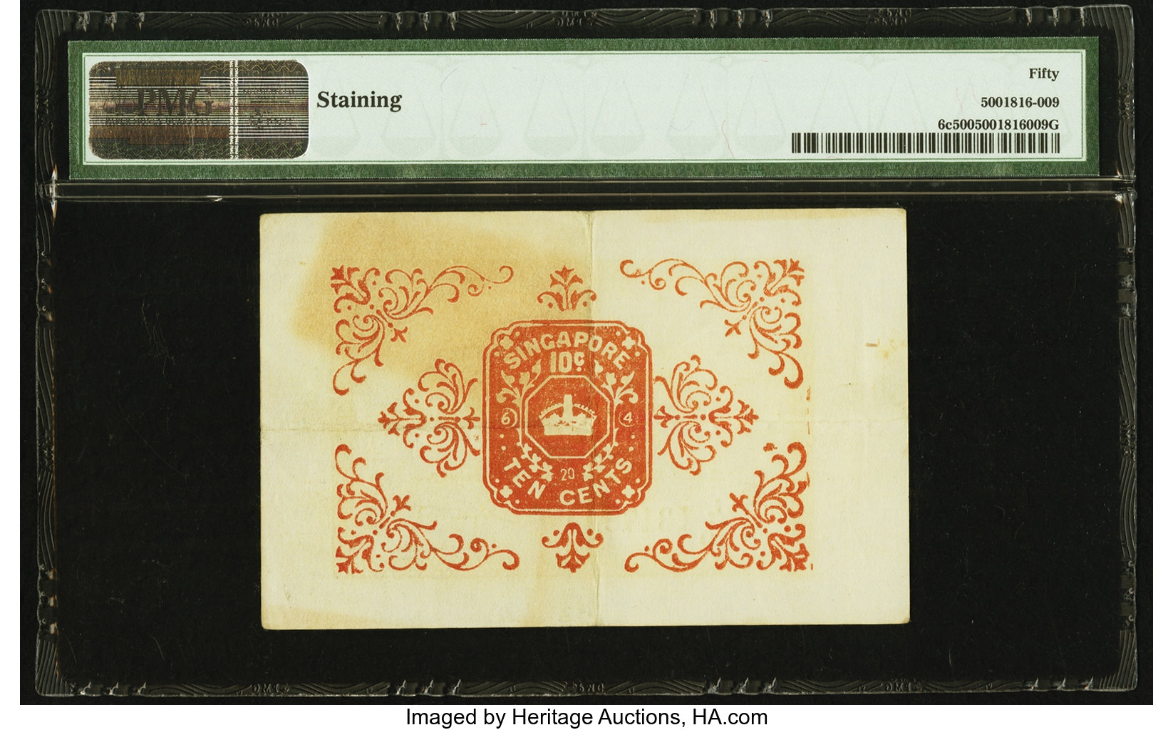 image for: Straits Settlements  10 cents(B115c)