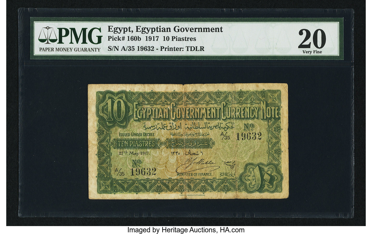 image for: Egypt  10 piastres (B206bs1)