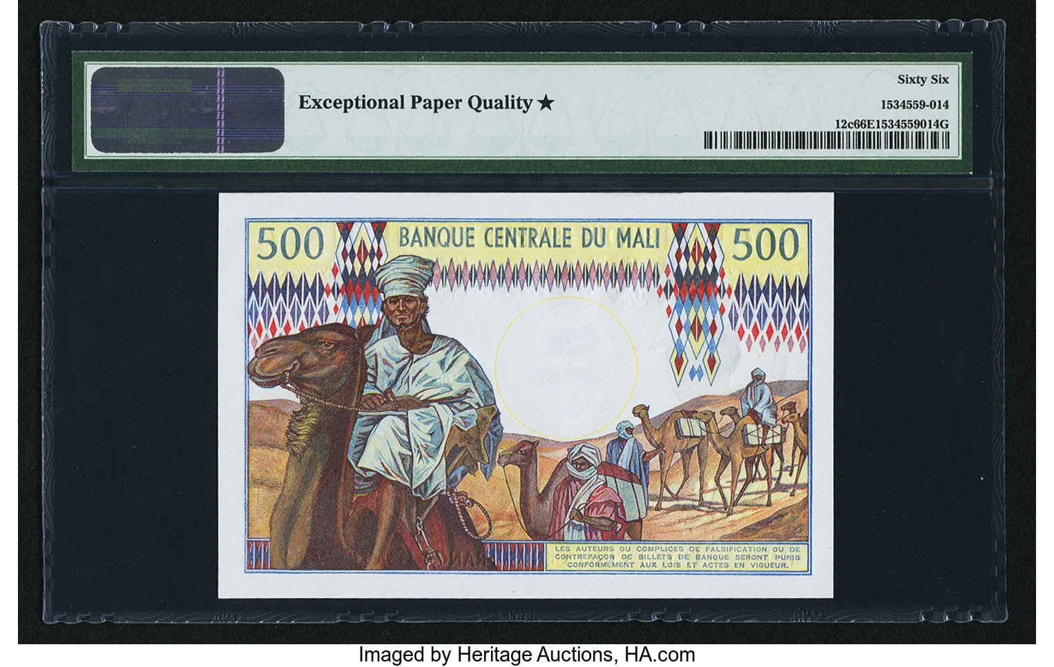 image for: Mali  500 francs(B202b)