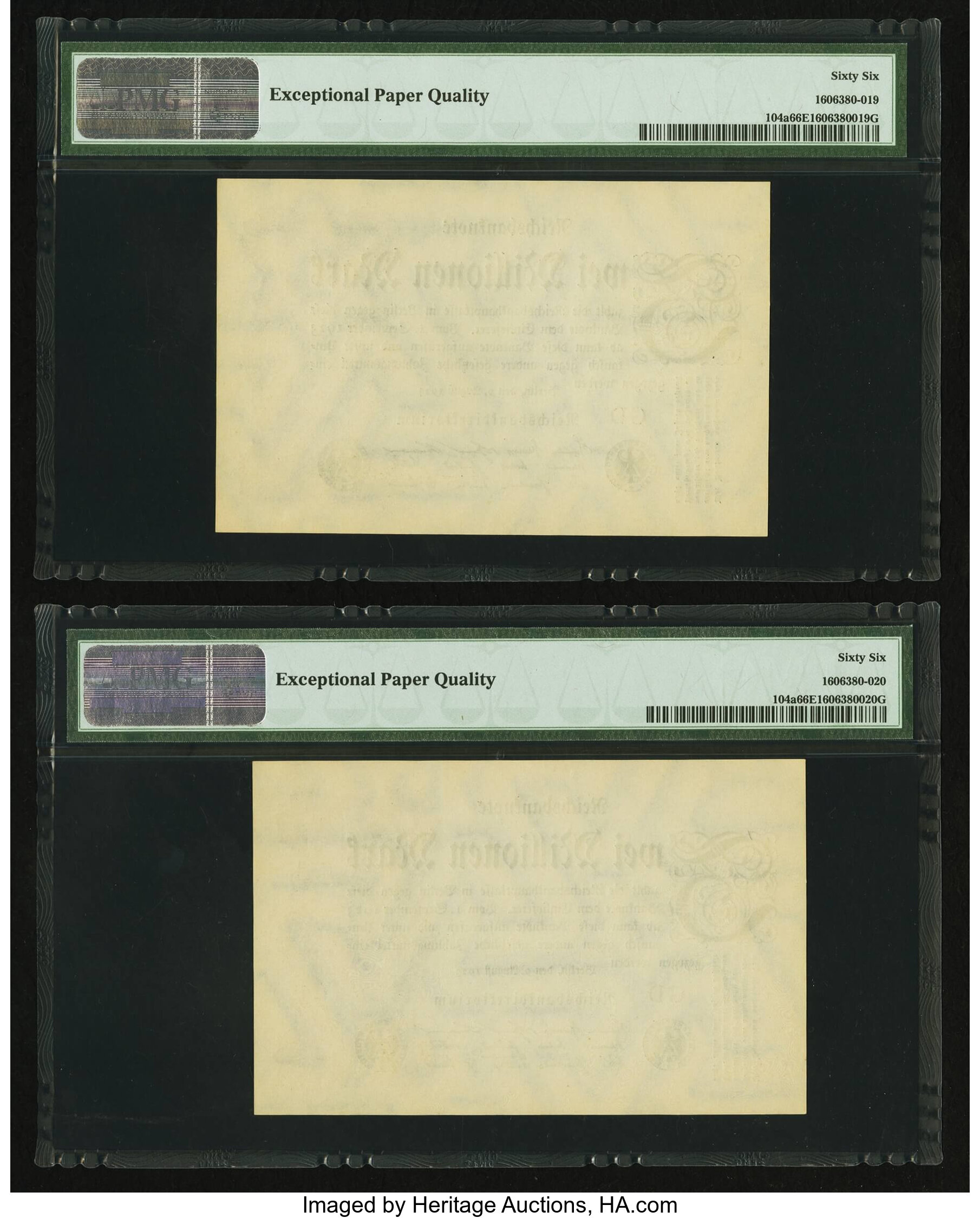 Reichsbank zwei millionen 2,000,000 mark B256a,P104 9 August