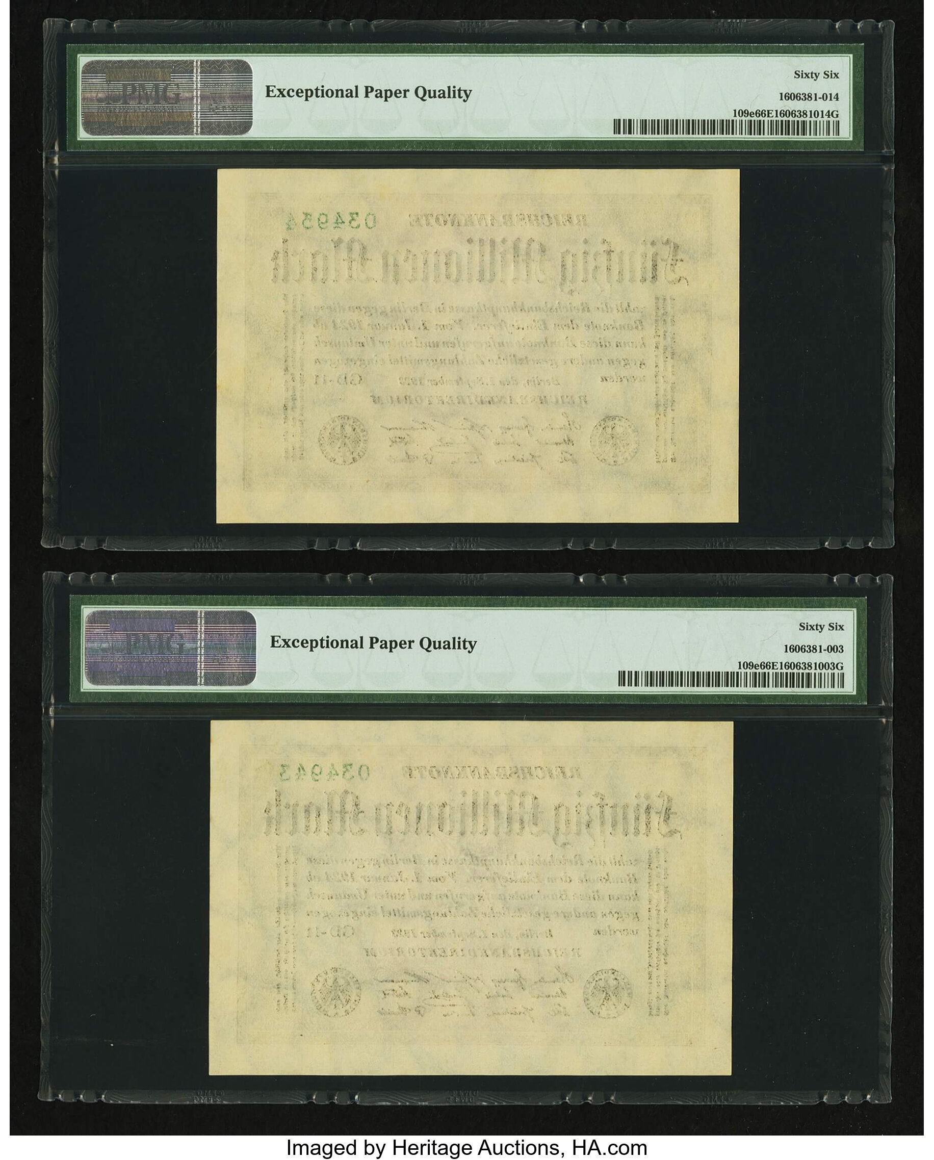 image for: Germany  f?nfzig millionen -50,000,000- mark (B266g)