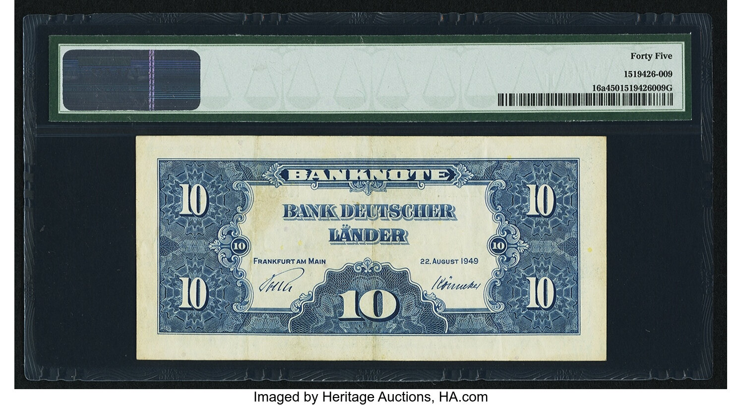 image for: Germany, Federal Republic of  10 deutsche mark (B116as2)