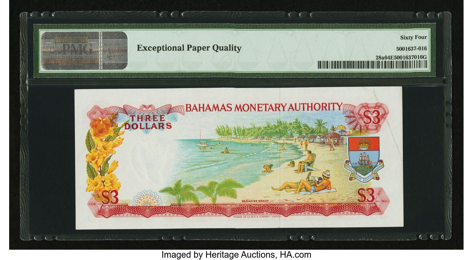 image for: Bahamas  3 dollars (B203az)