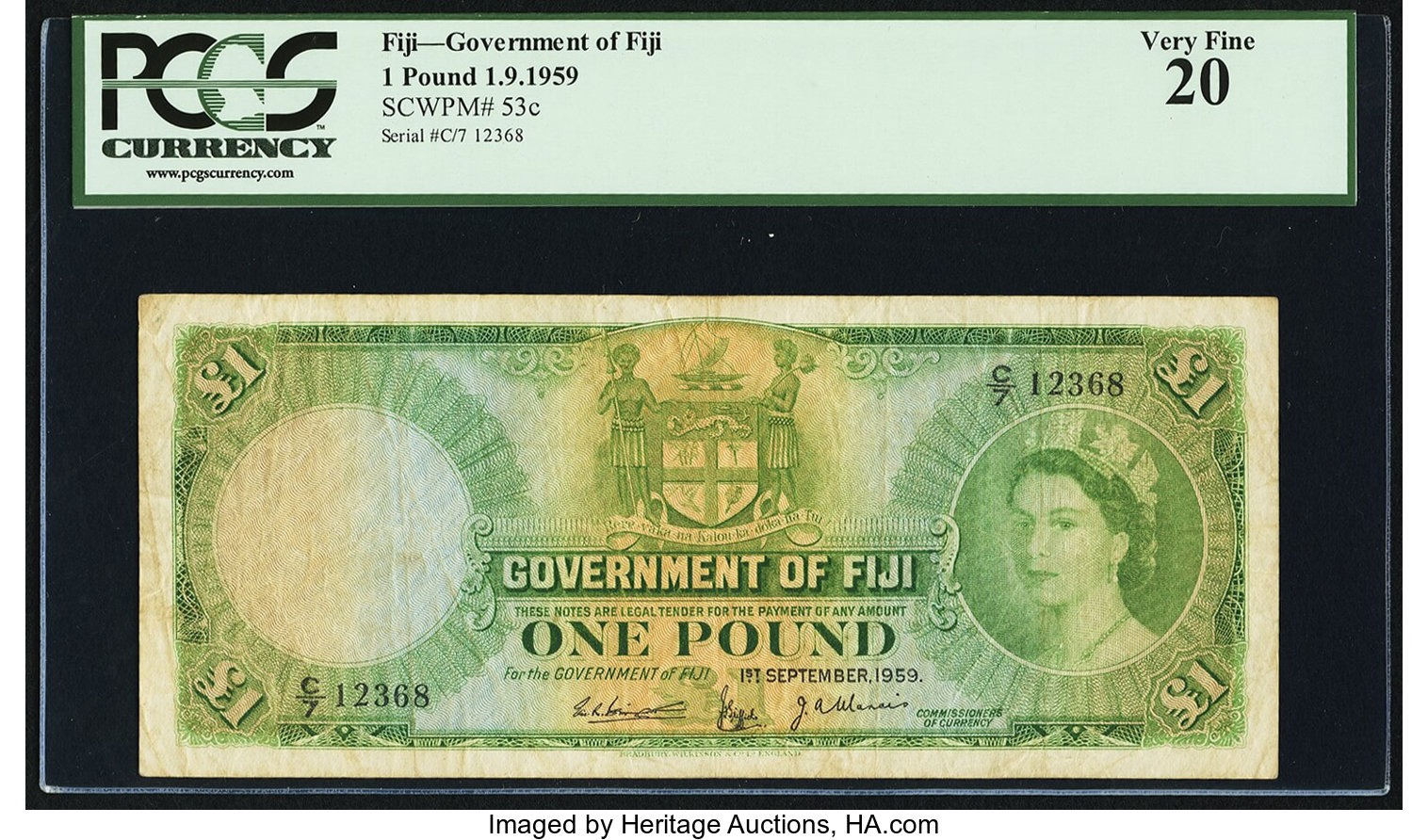 image for: Fiji  1 pound (B330d)
