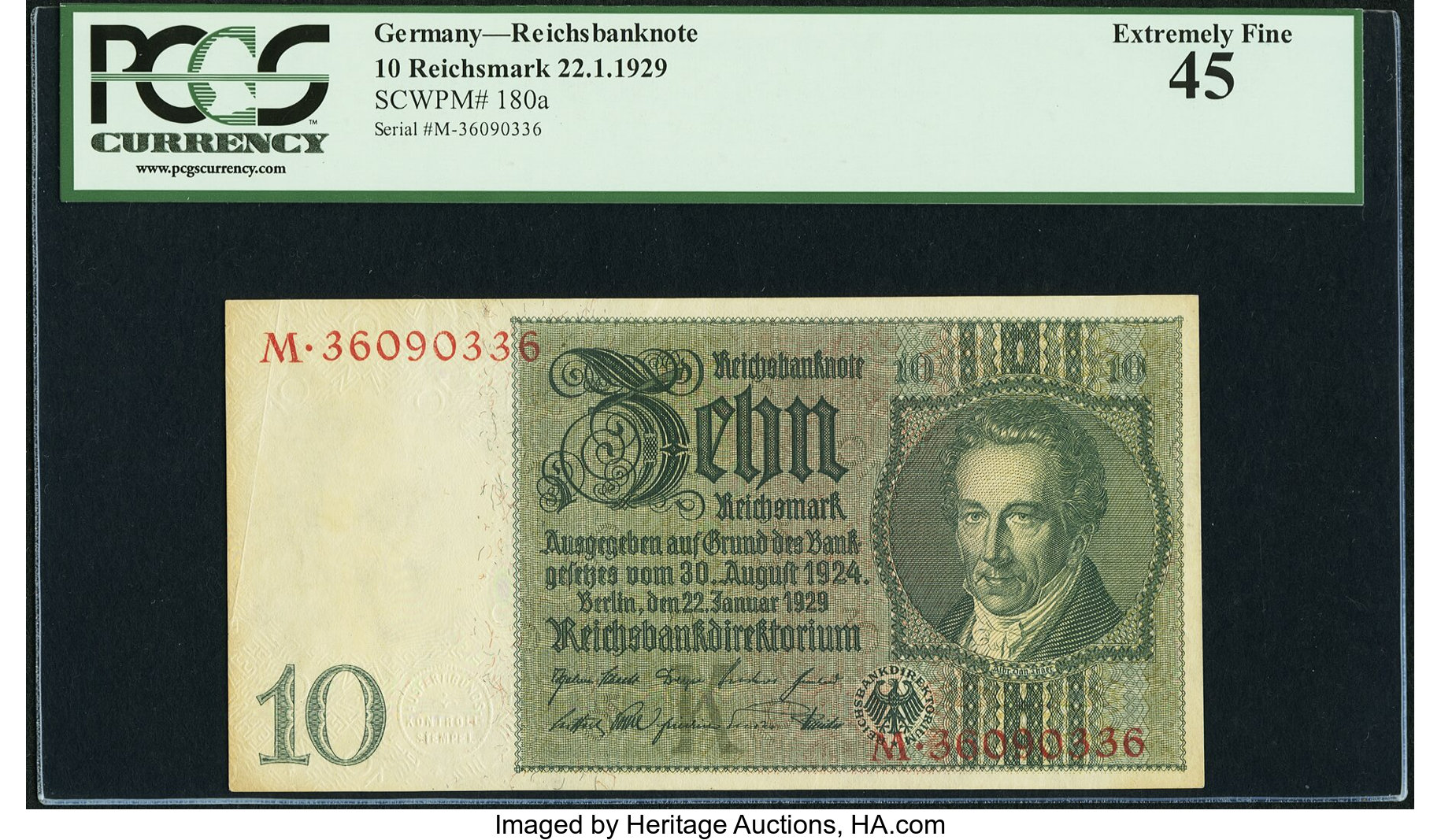 image for: Germany  10 reichsmark (B318a1)