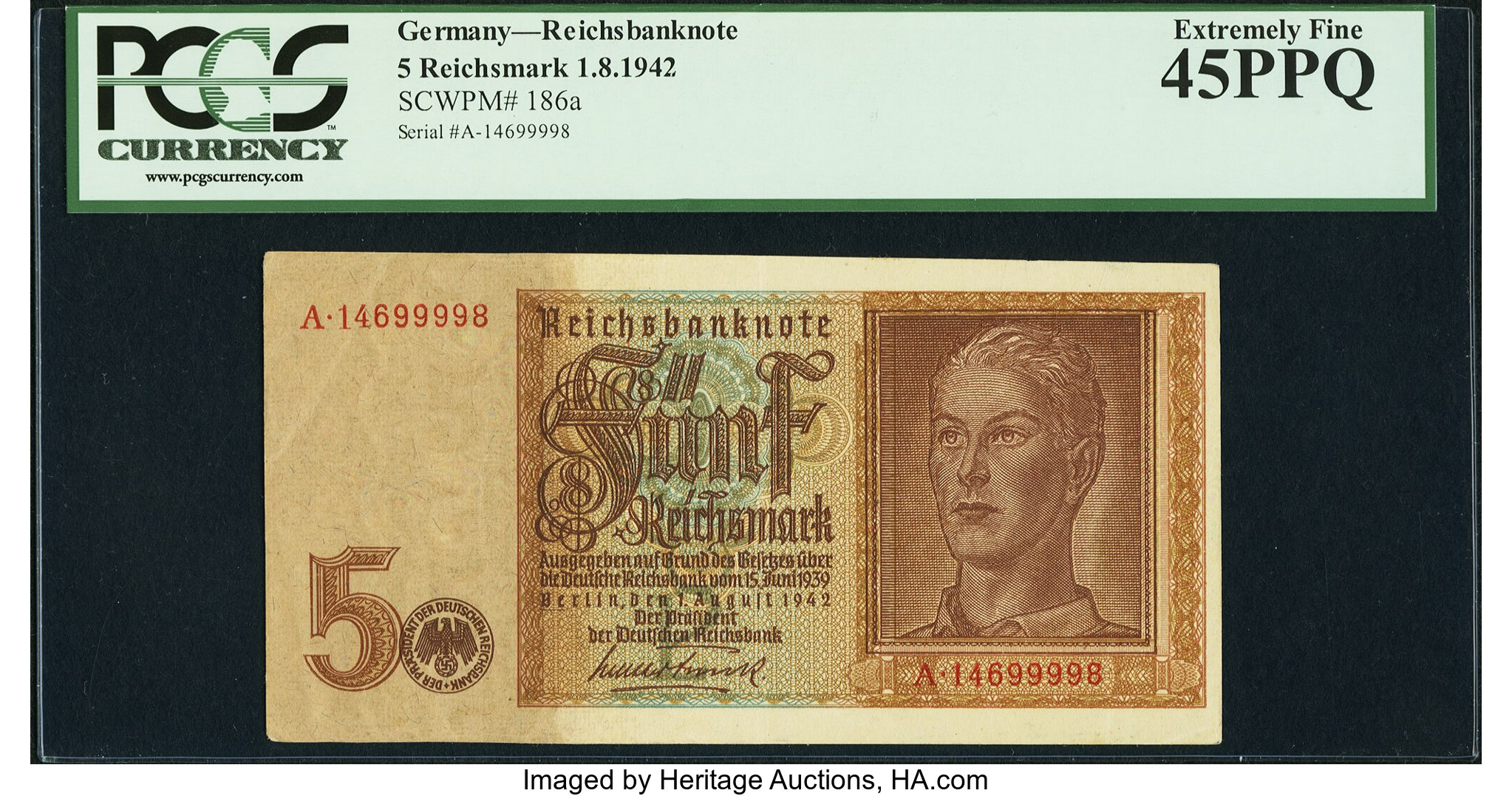 image for: Germany  5 reichsmark (B323a)