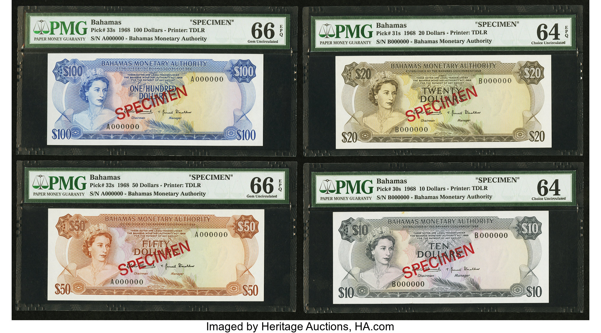 image for: Bahamas  10 dollars (B205as3)