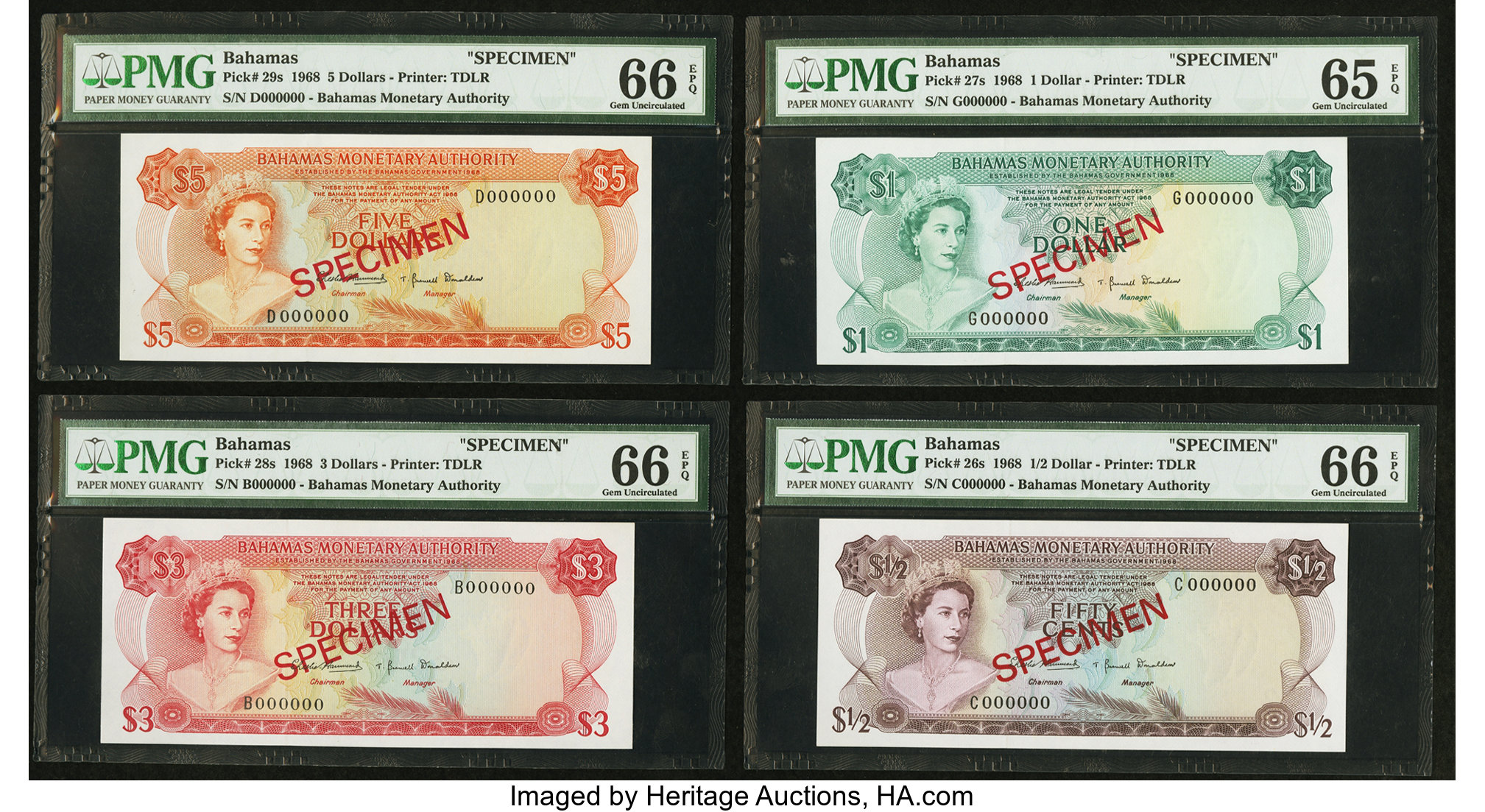 image for: Bahamas  10 dollars (B205as3)