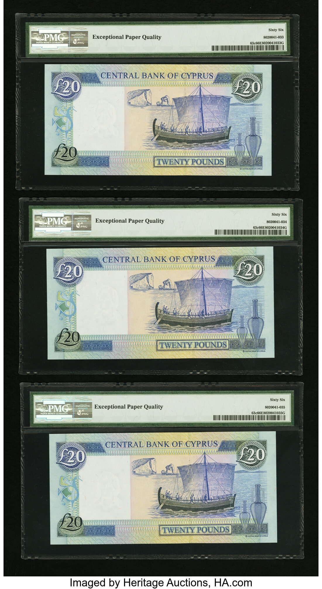 image for: Cyprus  20 pounds (B321c)