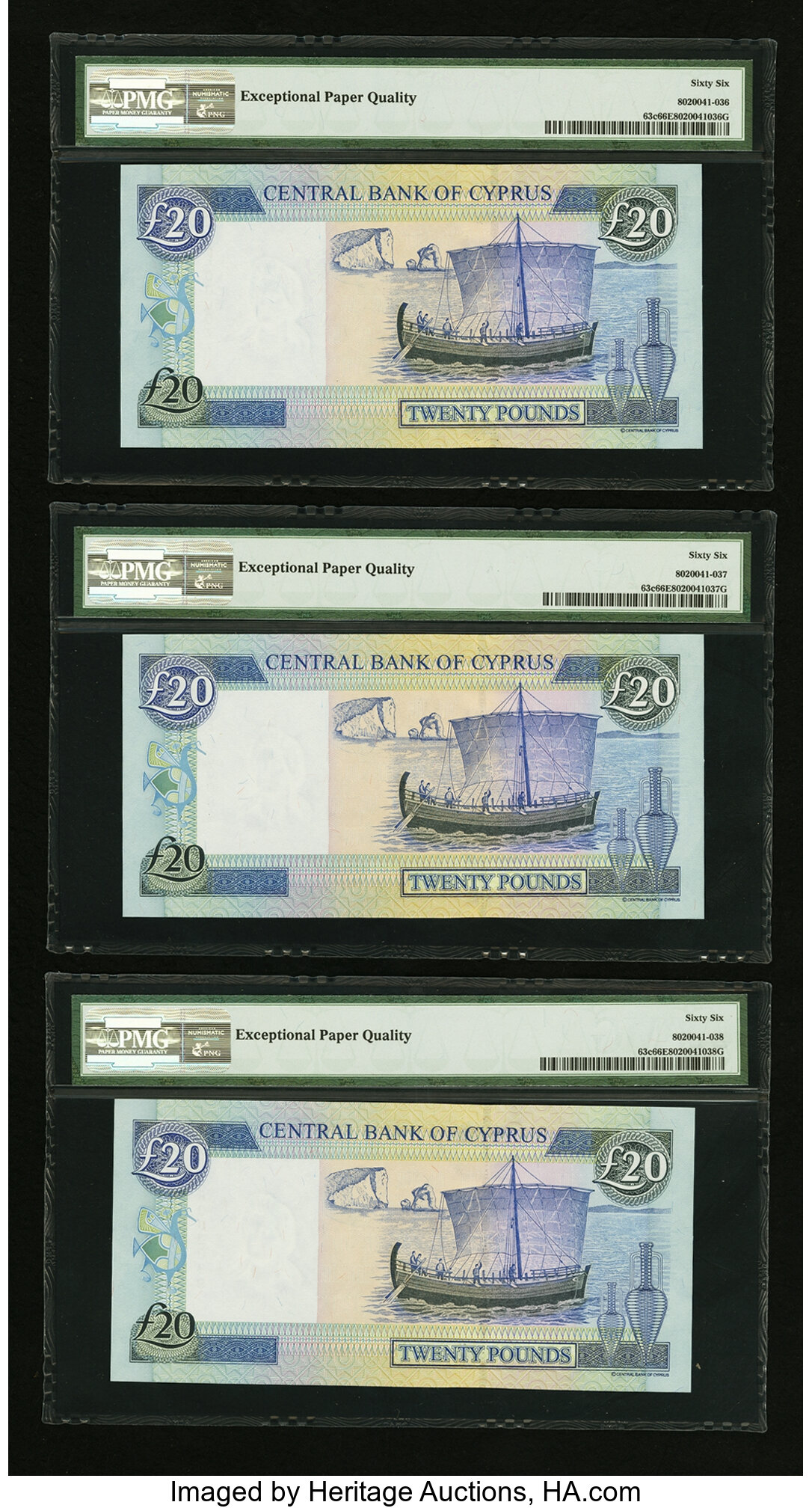 image for: Cyprus  20 pounds (B321c)