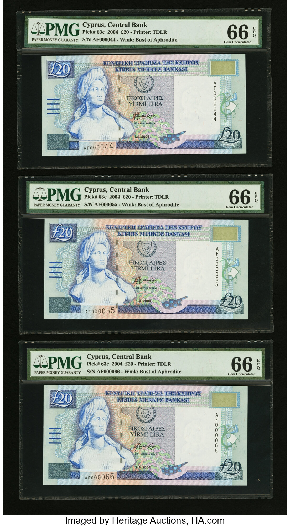 image for: Cyprus  20 pounds (B321a)