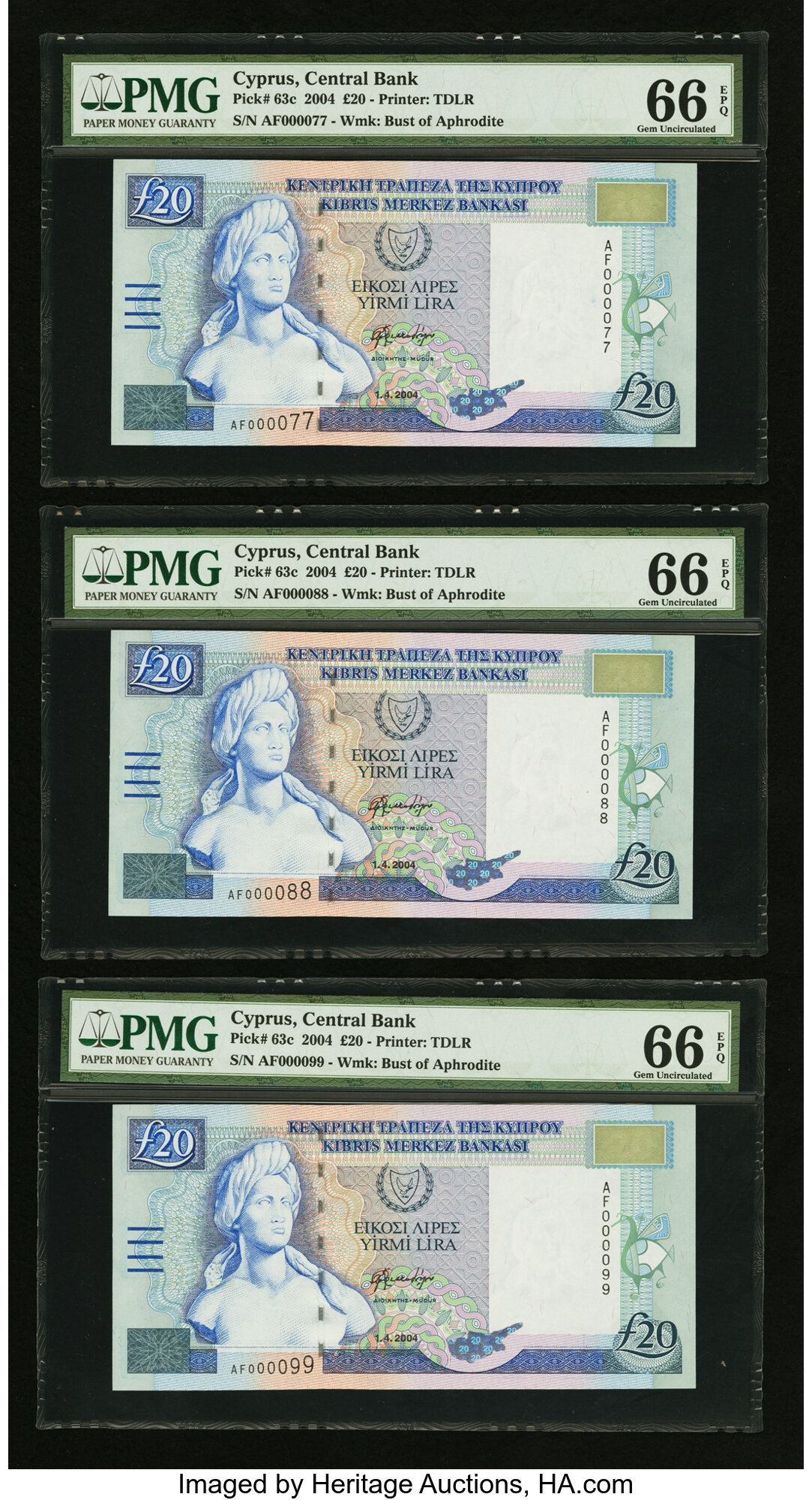 image for: Cyprus  20 pounds (B321a)