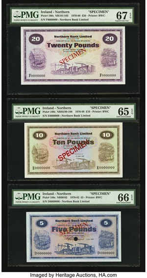 image for: Northern Ireland 10 pounds (B418i)
