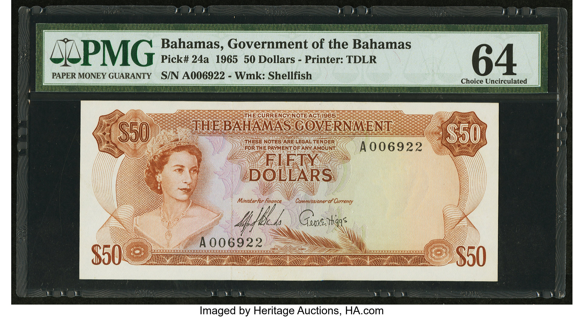 image for: Bahamas  50 dollars (B123z)